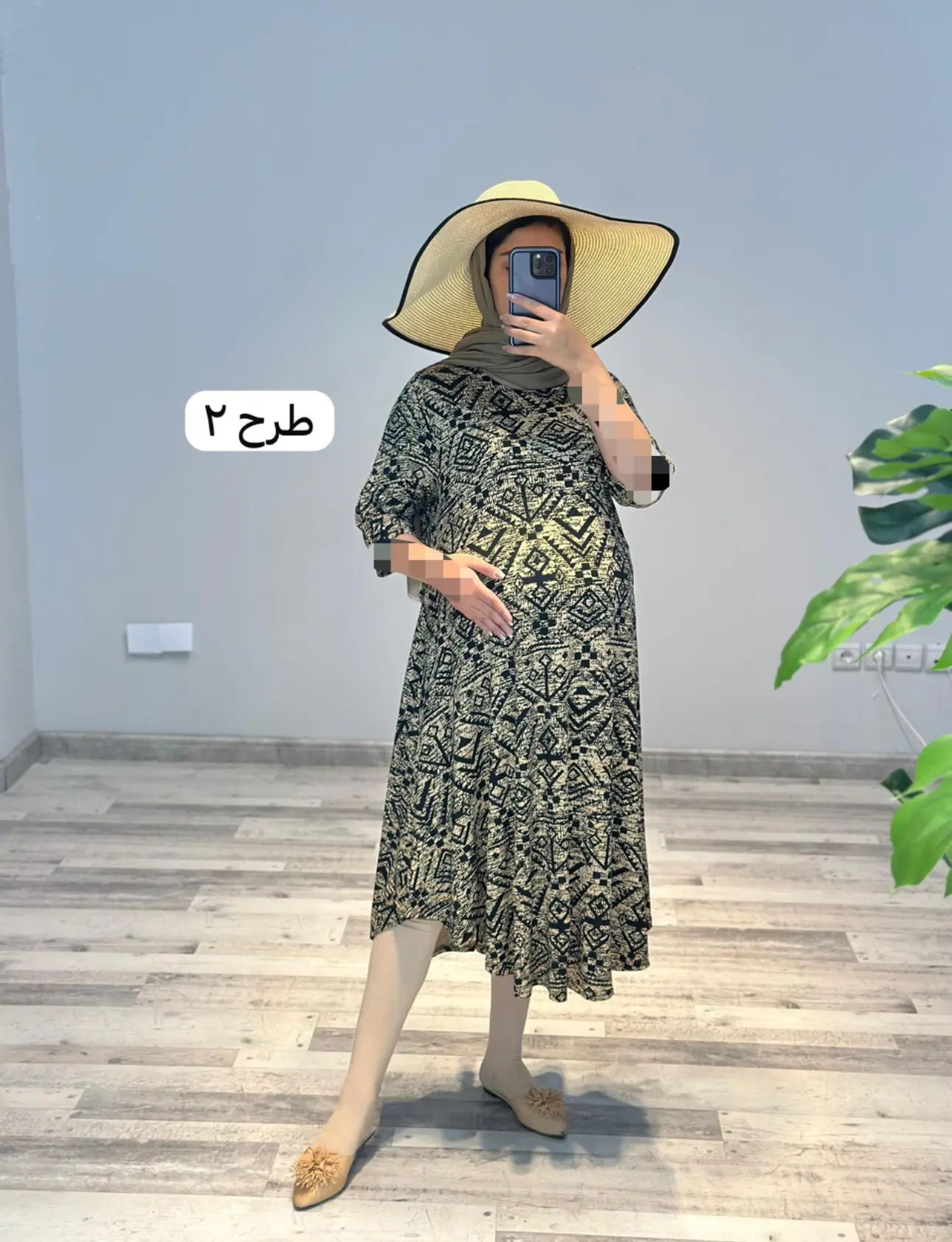 پيراهن بارداري تريكو(كد ٧٢٩)