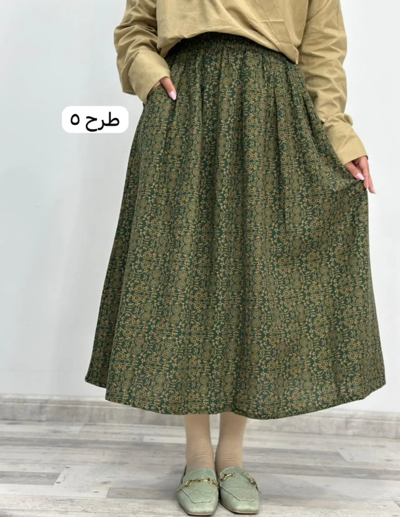 دامن لینن غير بارداري(كد ٧٣٣)