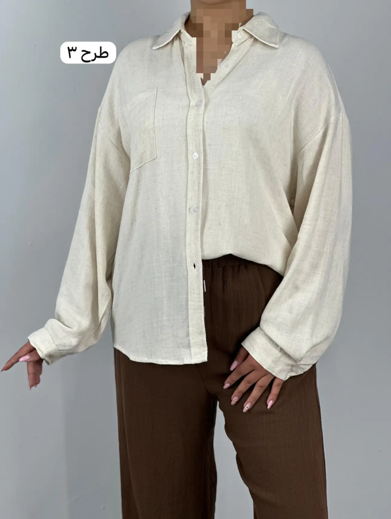 شوميز لينن غير بارداري(كد ٧٤٢)