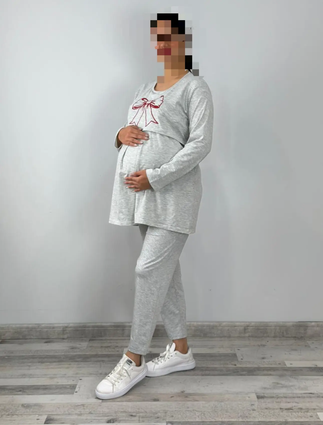 ست بلوز و شلوار طرح پاپيون(كد ٧٥٧)