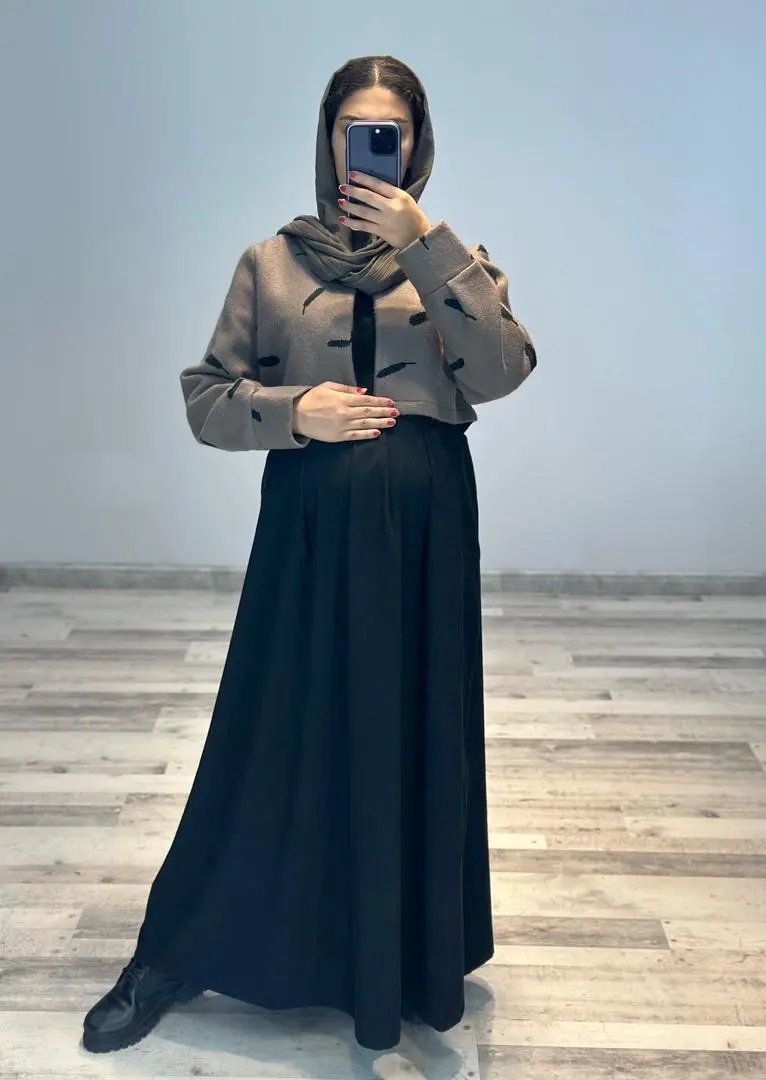 ست کت و سارافون مجلسی بارداری و شیردهی(کد 682)