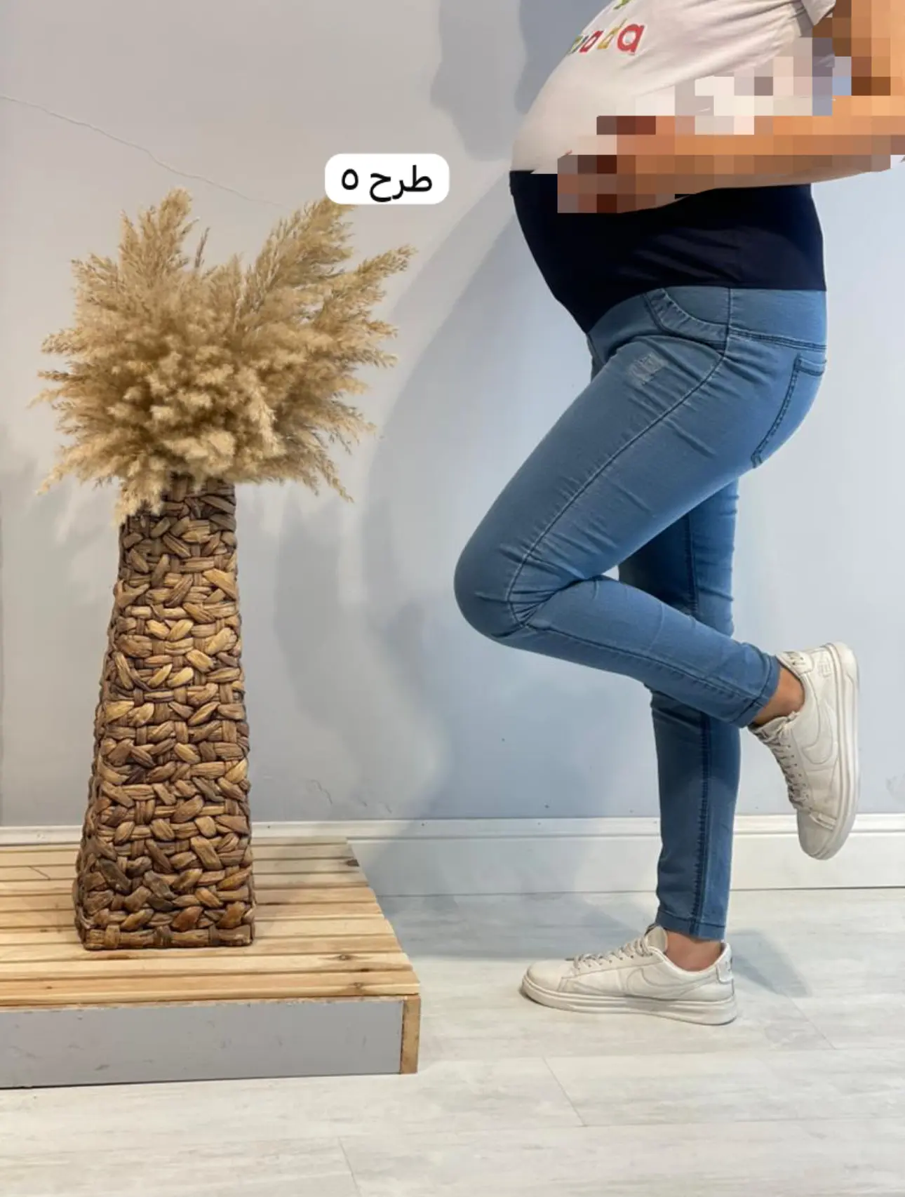 شلوار جين بارداري قد ١٠٠(كد 762)