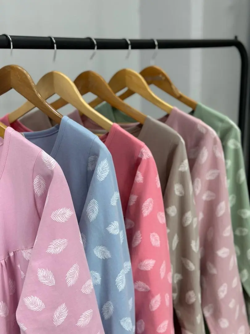 پيراهن نخ پنبه طرحدار(كد ٧٦٣)