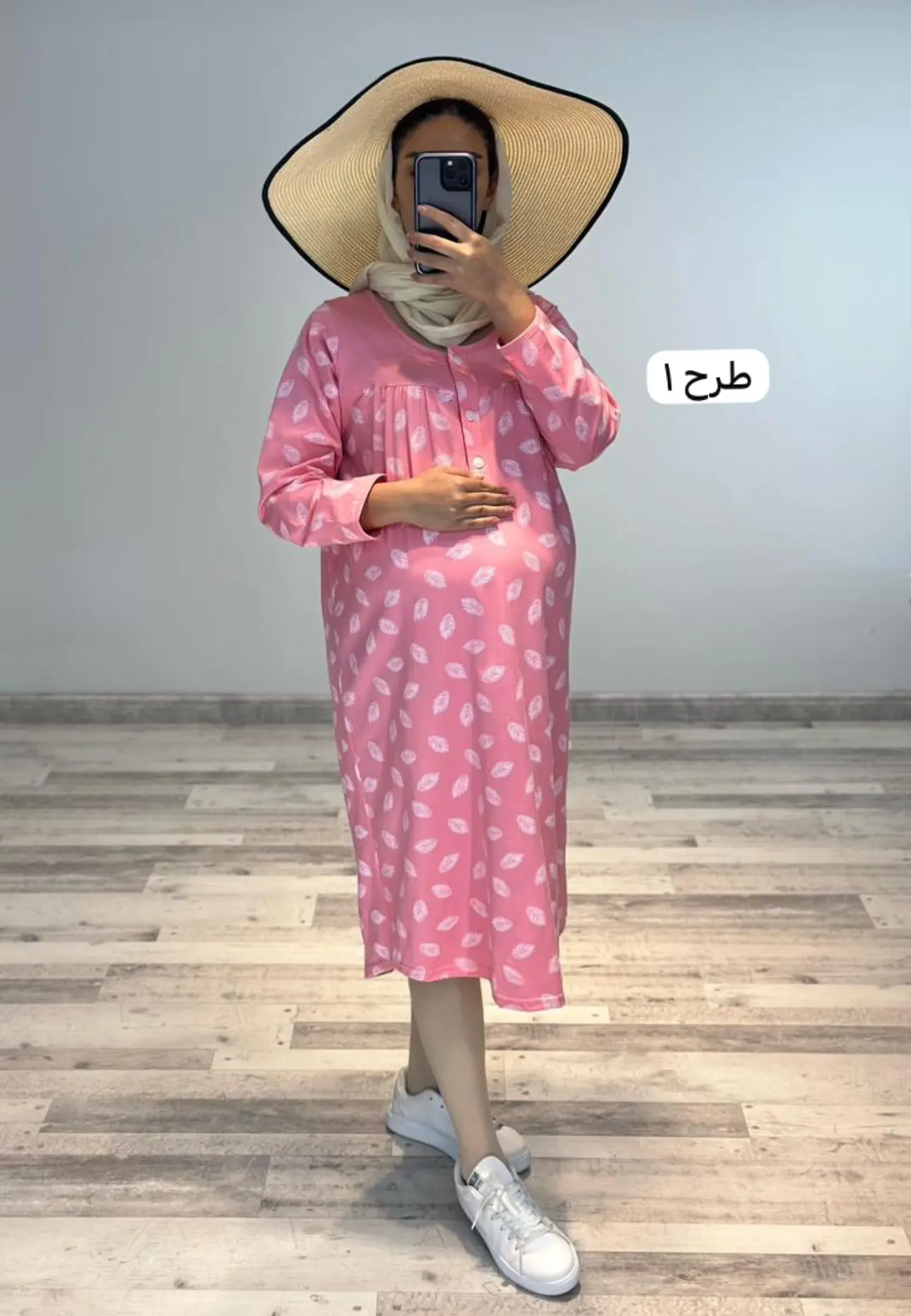 پيراهن نخ پنبه طرحدار(كد ٧٦٣)