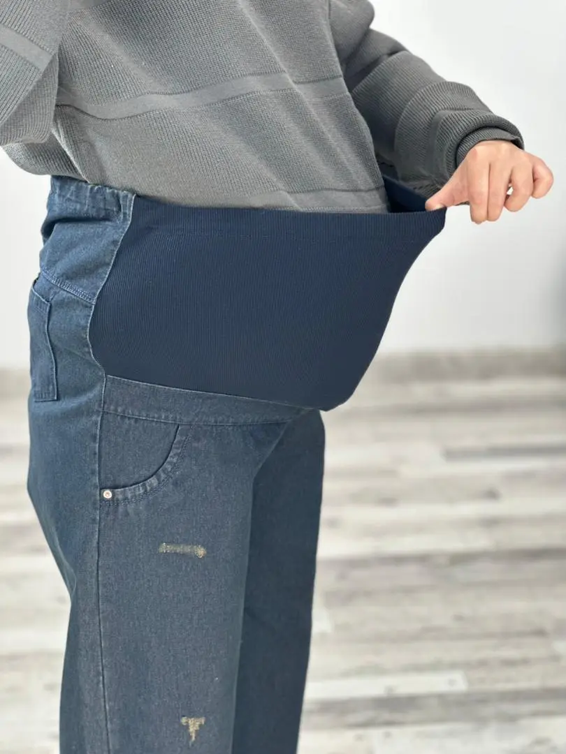 شلوار جين بگ كوتاه(كد ٧٦٥)