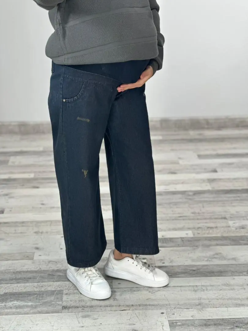 شلوار جين بگ كوتاه(كد ٧٦٥)