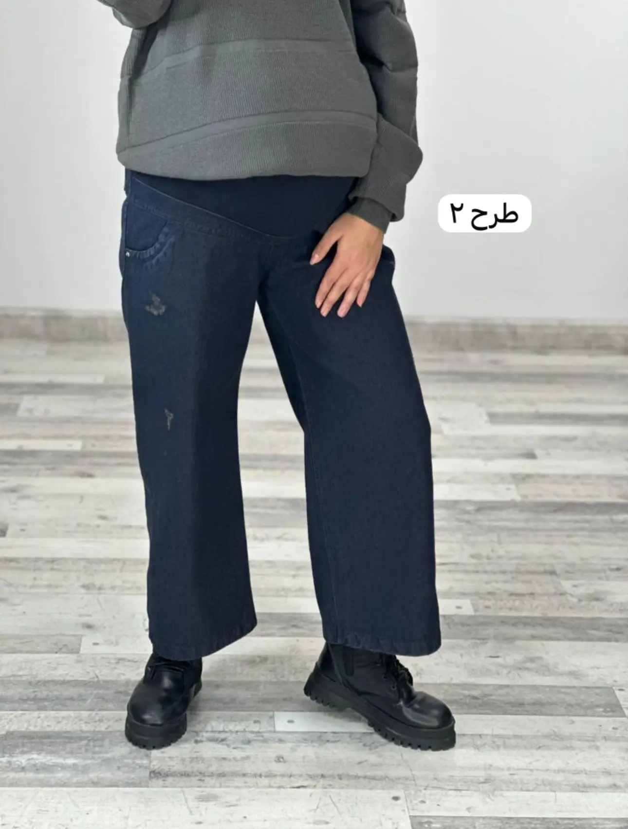 شلوار جين بگ كوتاه(كد ٧٦٥)