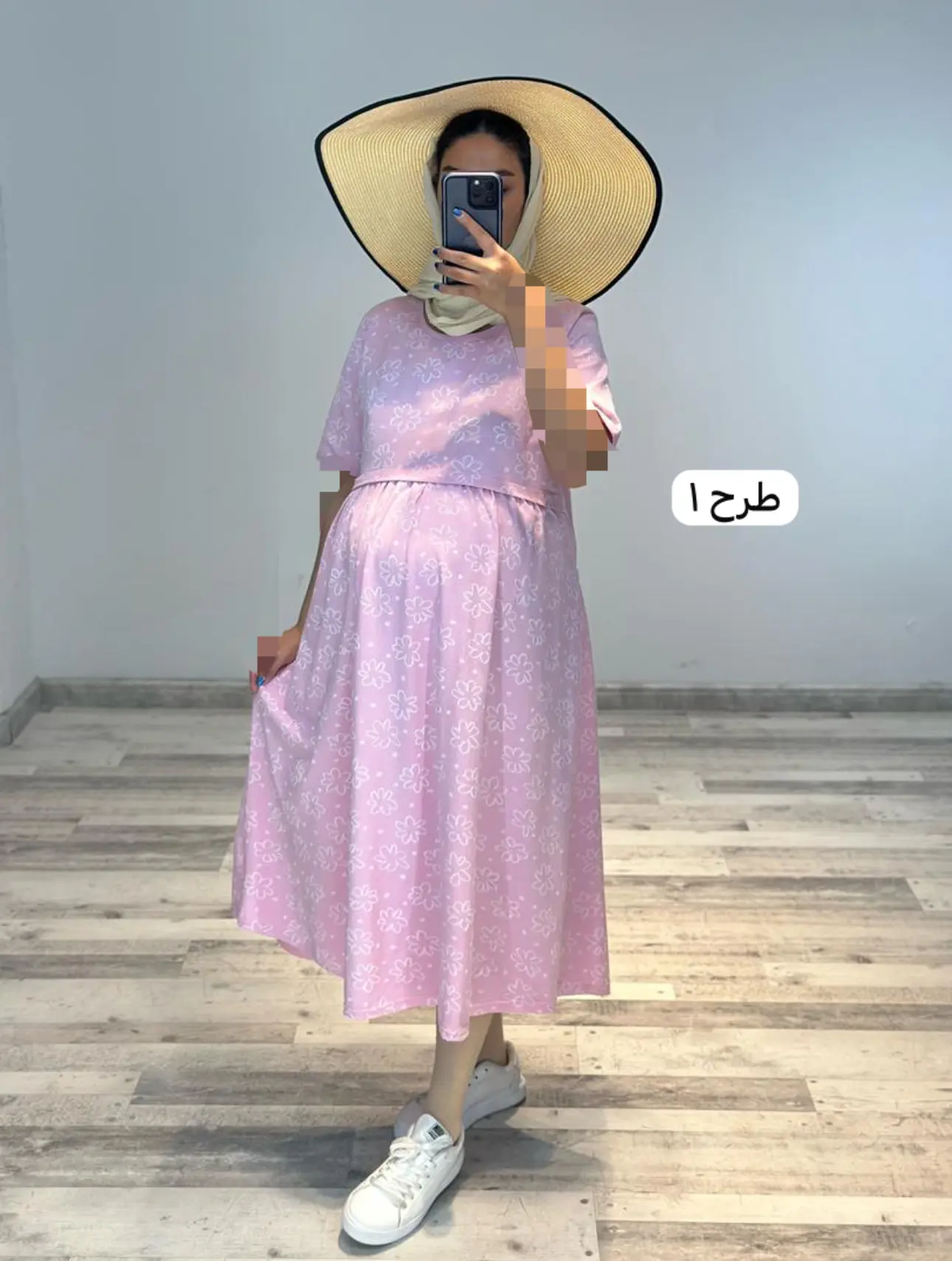 پيراهن نخ پنبه بارداري و شيردهي(كد ٧٨٢)