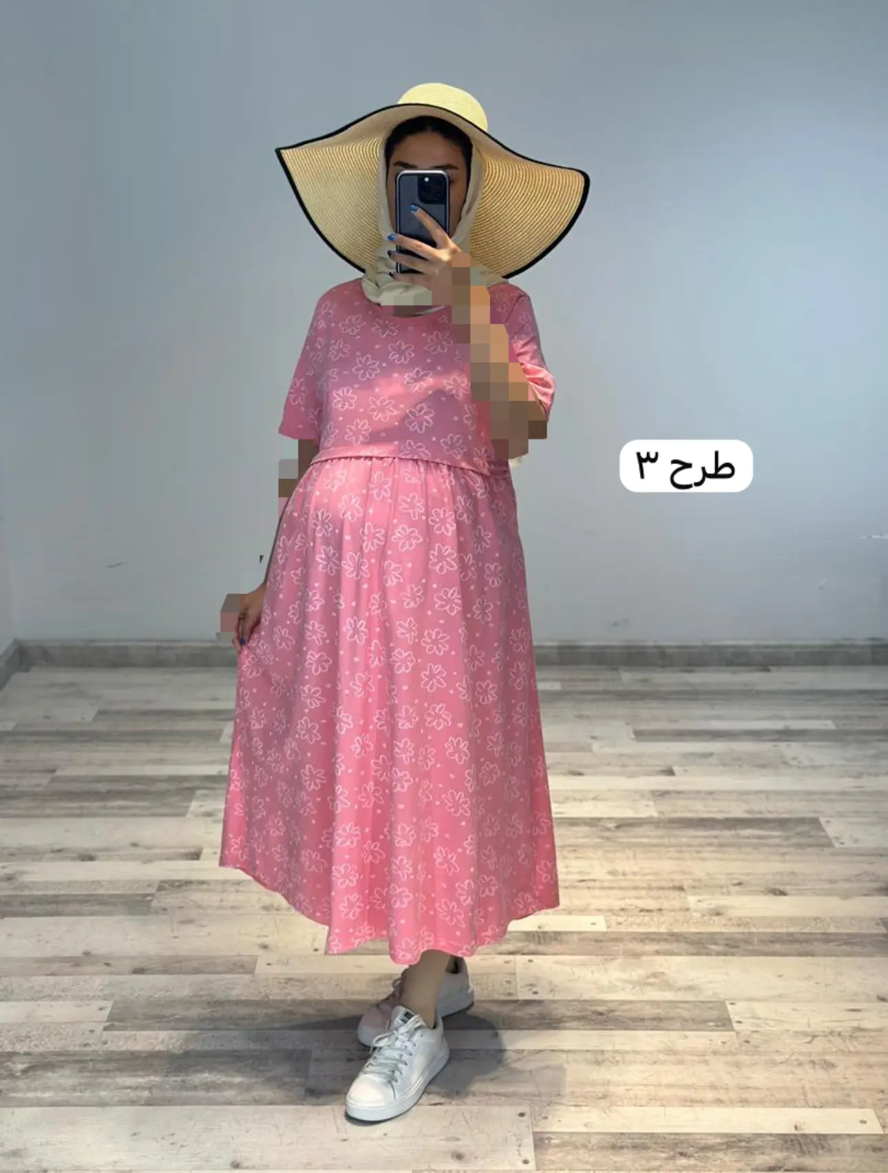 پيراهن نخ پنبه بارداري و شيردهي(كد ٧٨٢)