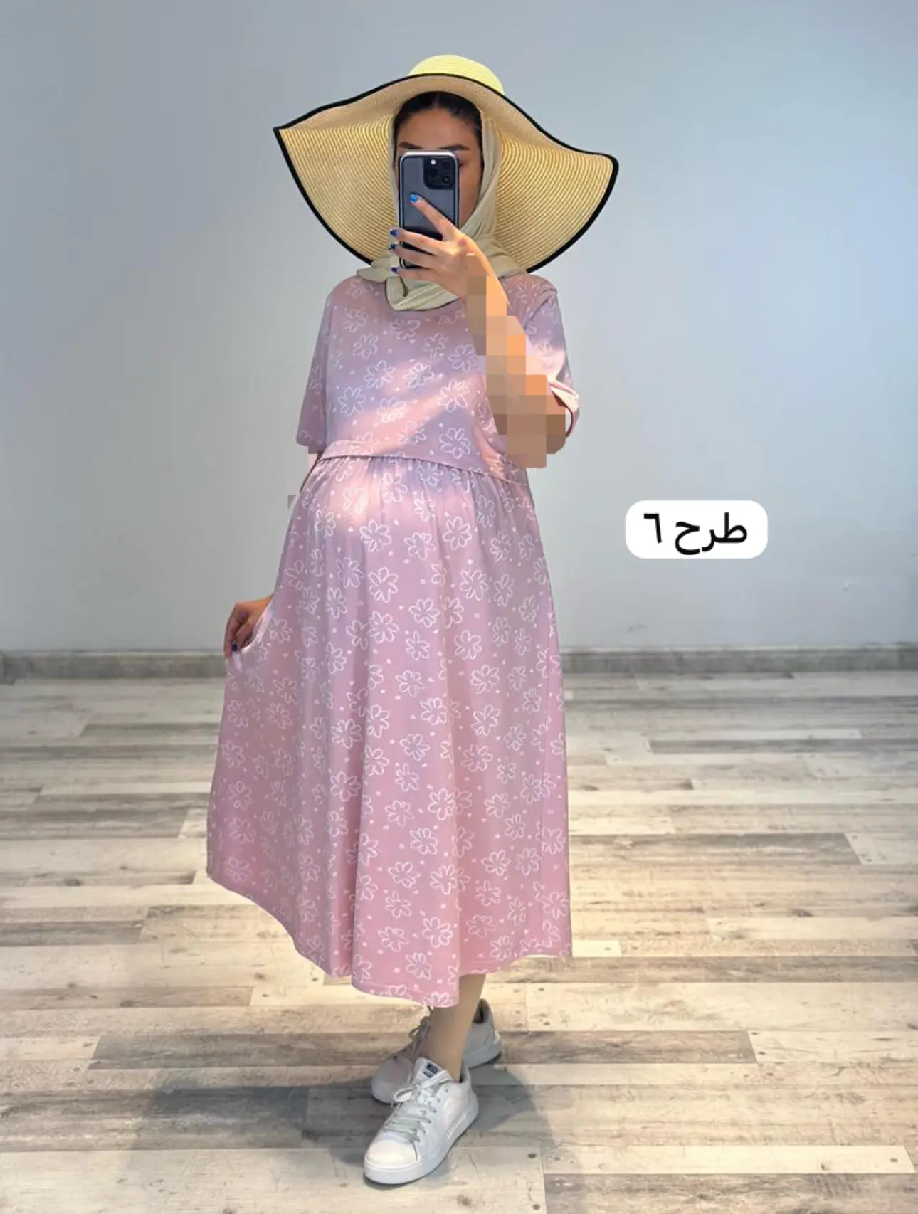 پيراهن نخ پنبه بارداري و شيردهي(كد ٧٨٢)