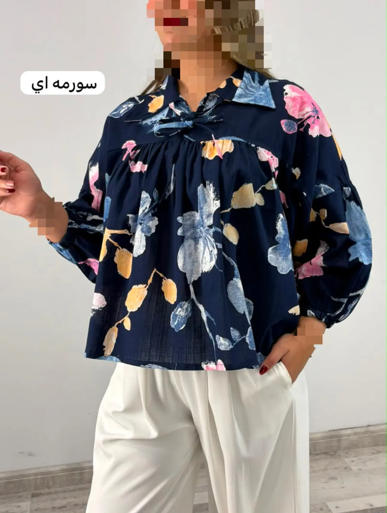 شومیز لینن رونیکا(کد ٨٦٨)