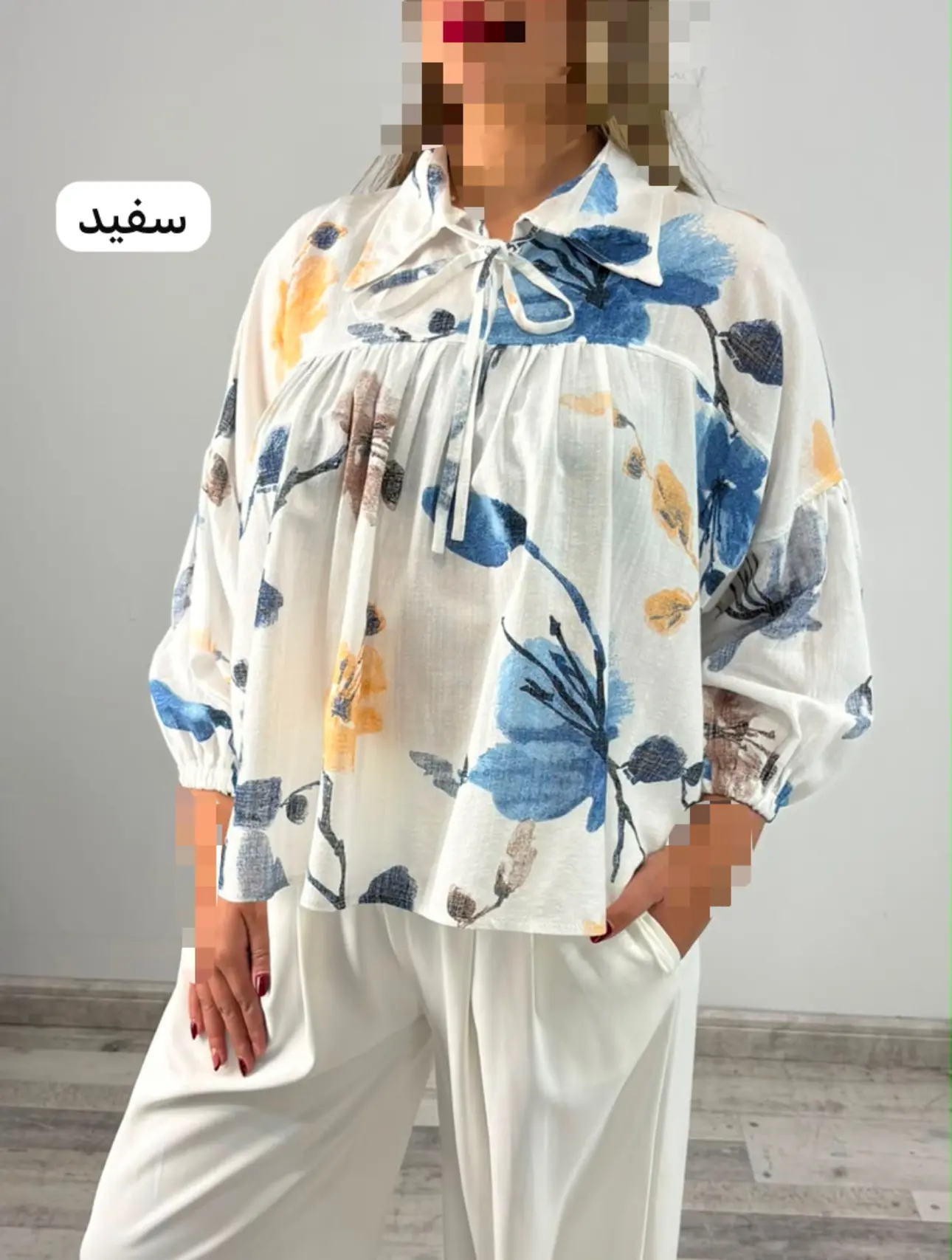 شومیز لینن رونیکا(کد ٨٦٨)