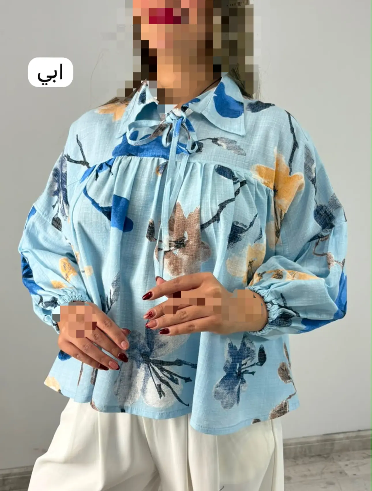 شومیز لینن رونیکا(کد ٨٦٨)