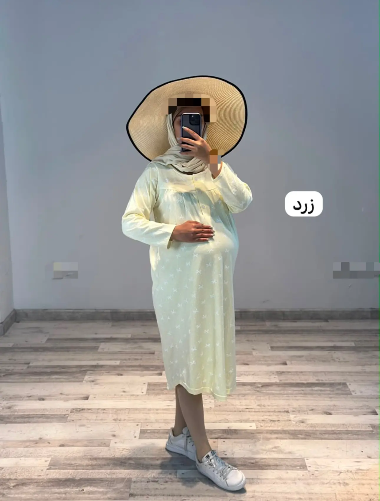 پیراهن بارداری پاپیون استین بلند(کد ٨٩٠)