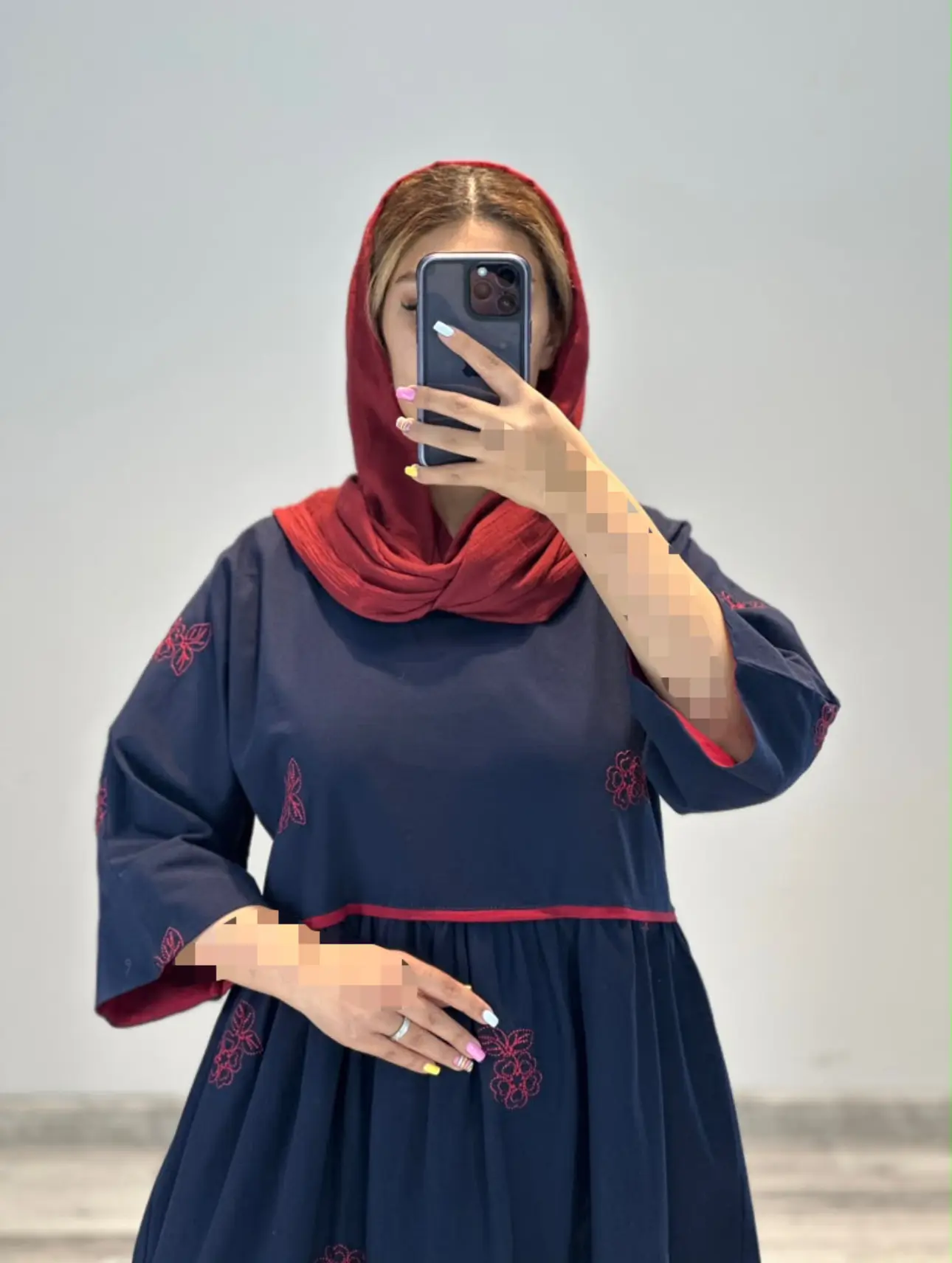 پیراهن لینن نازگل(کد ٨٩١)