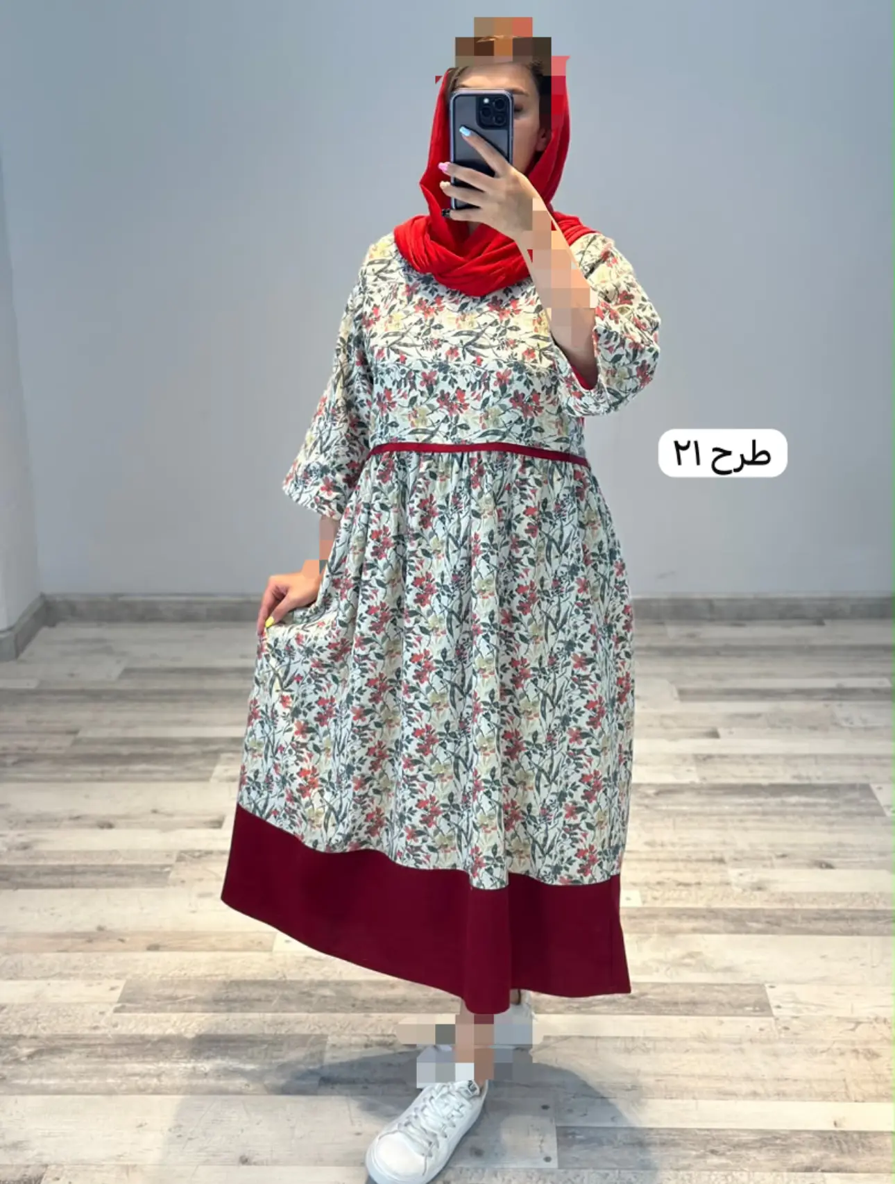 پیراهن مانتویی سارینا