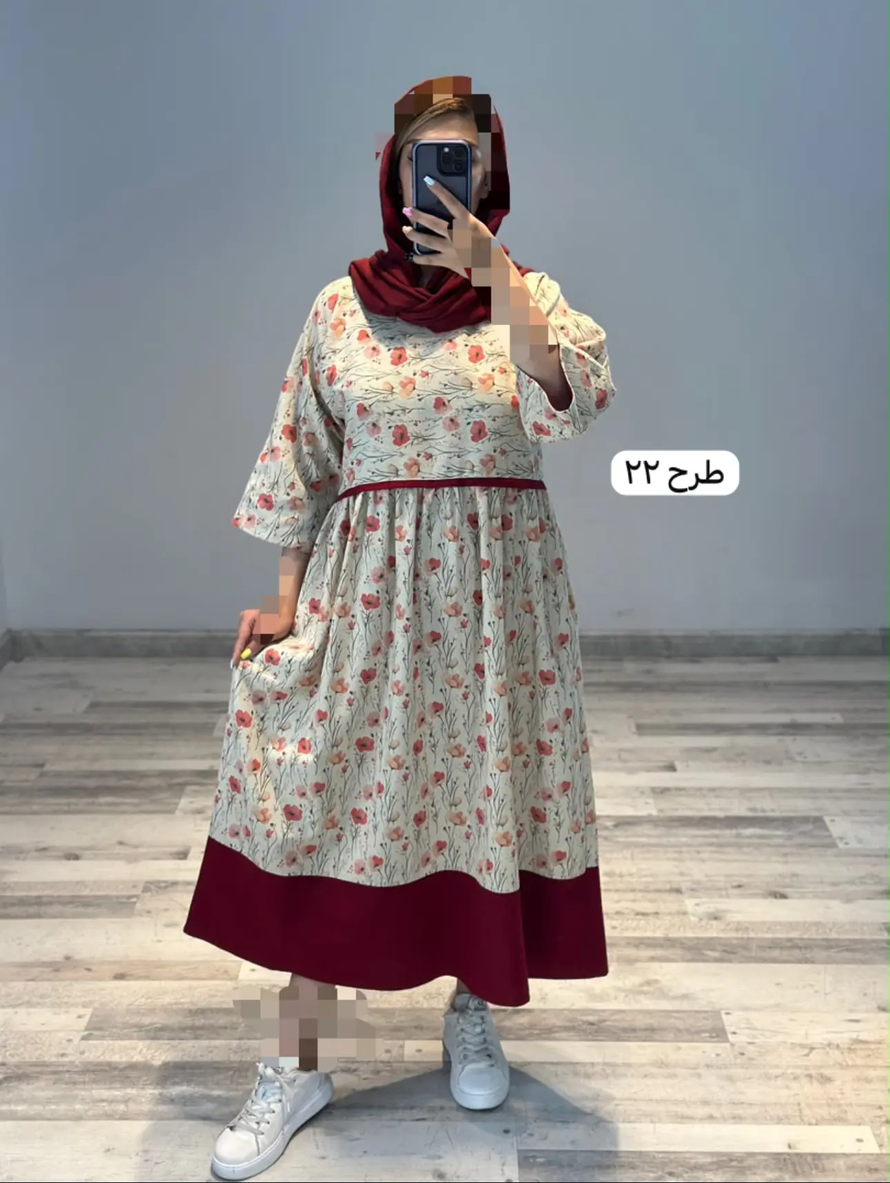پیراهن مانتویی سارینا