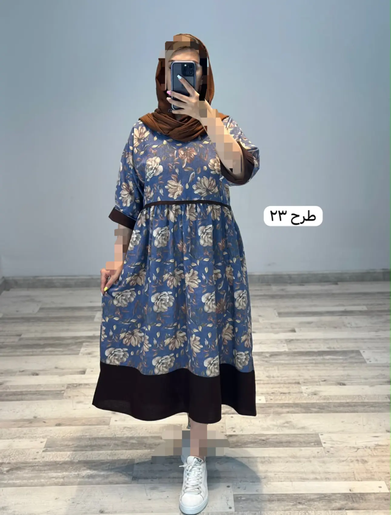پیراهن مانتویی سارینا