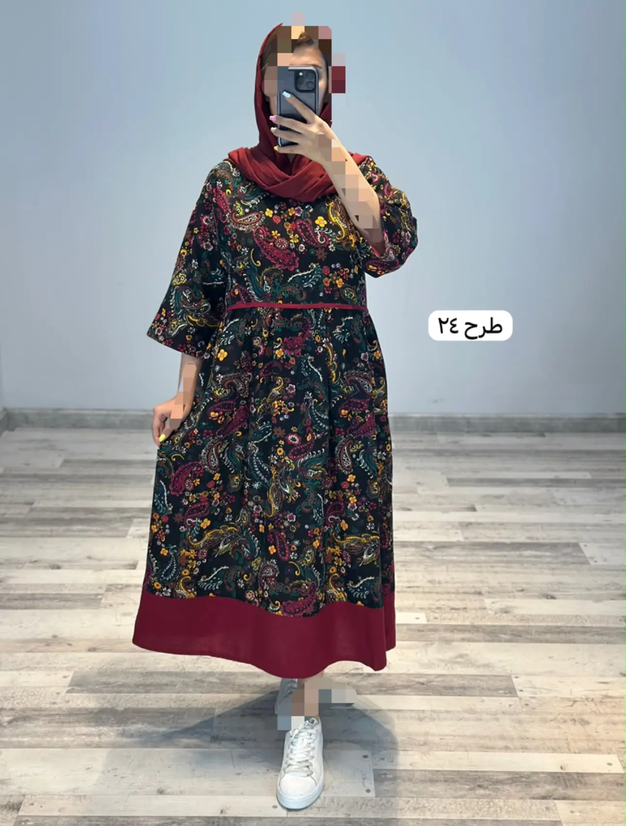 پیراهن مانتویی سارینا