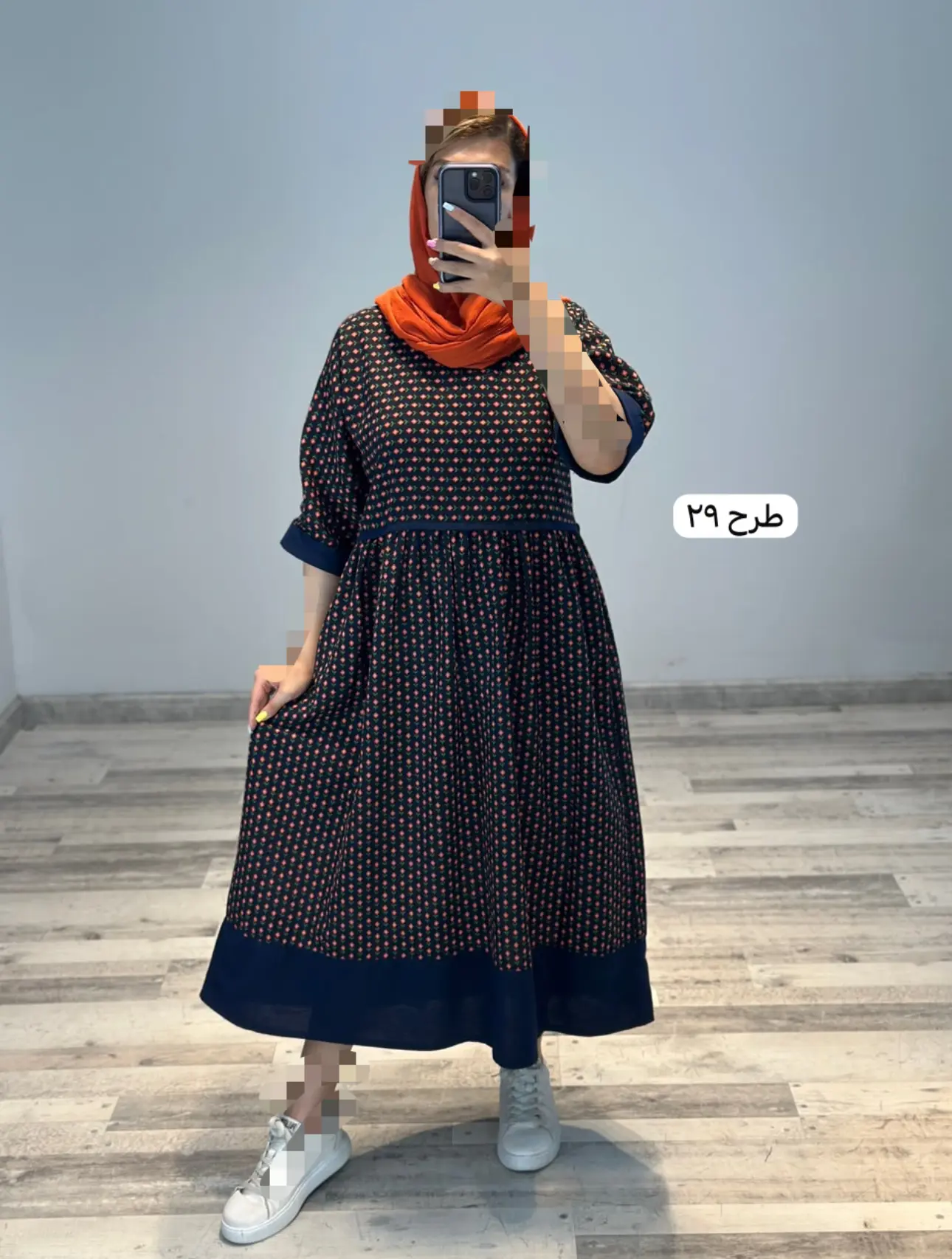 پیراهن مانتویی سارینا