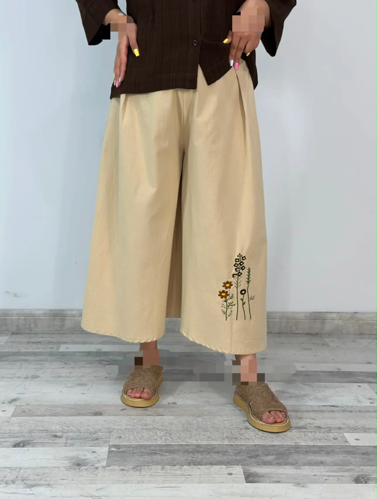 شلوار لینن گلدوزی (کد ٨٩٩)