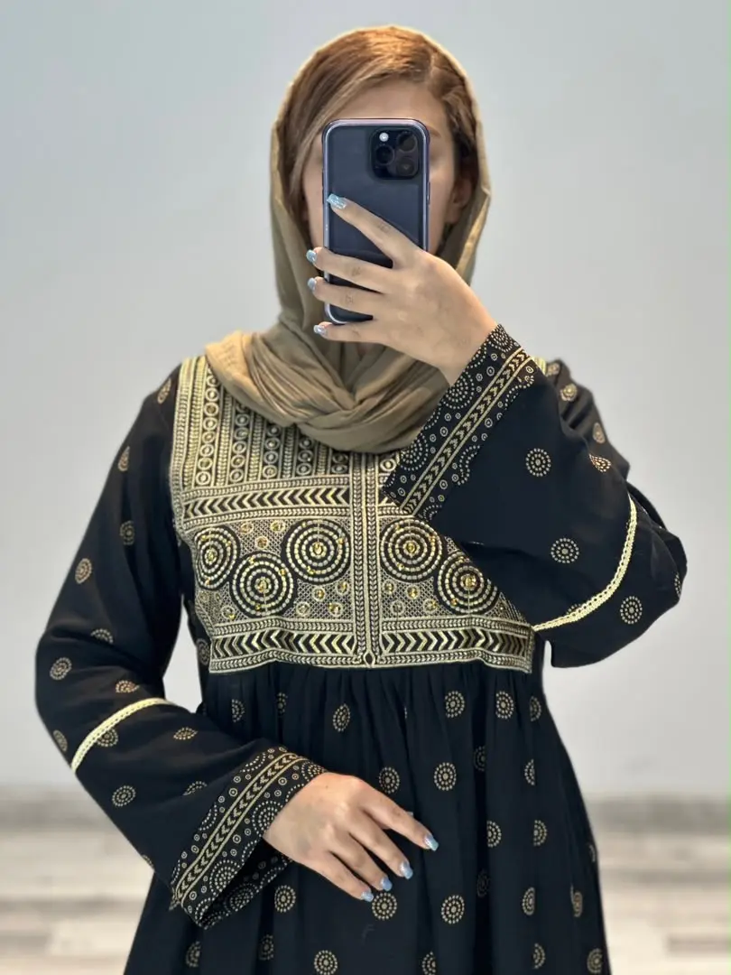 پیراهن نخی گلدوزی(کد ٨٩٨)