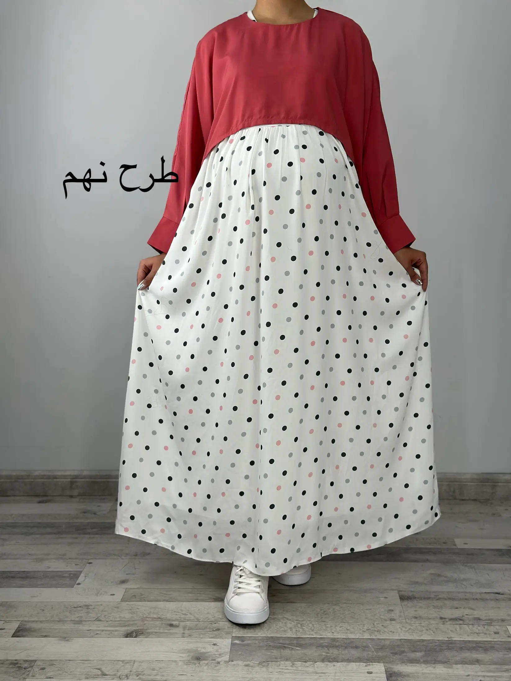 ست کت حریر آستردار سارافون بارداری شیردهی (کد 655)
