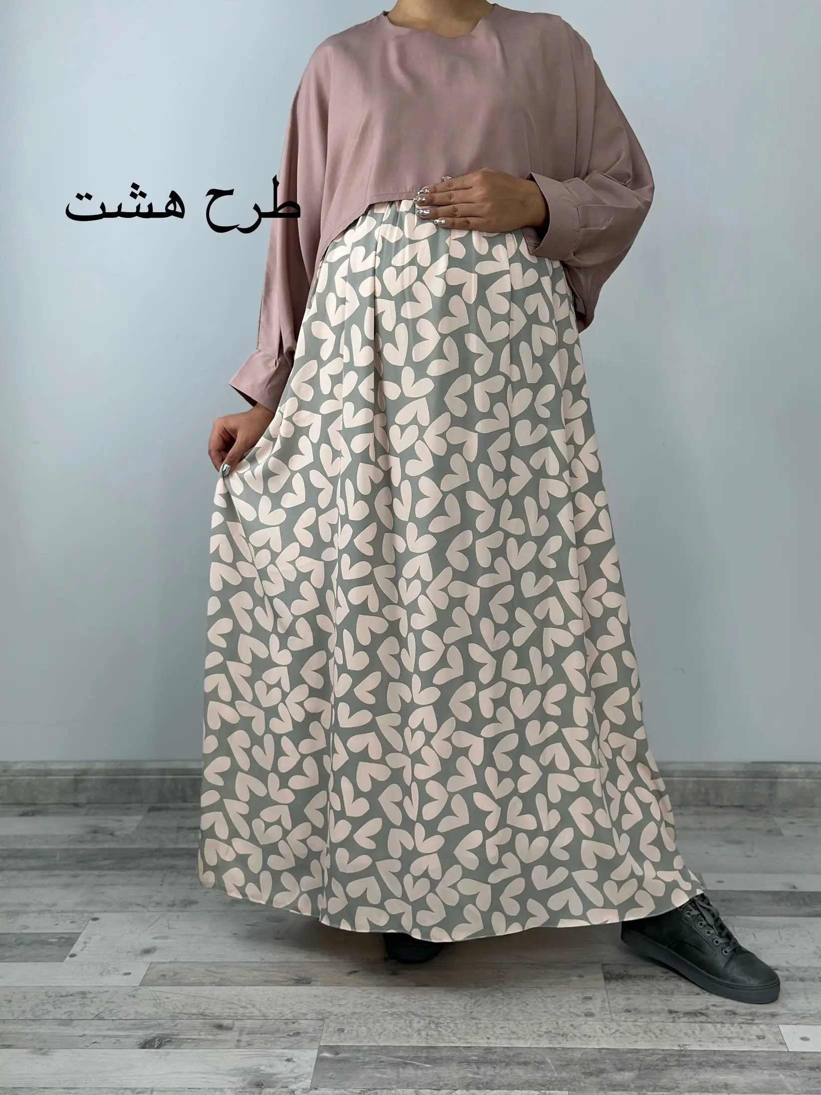 ست کت حریر آستردار سارافون بارداری شیردهی (کد 655)