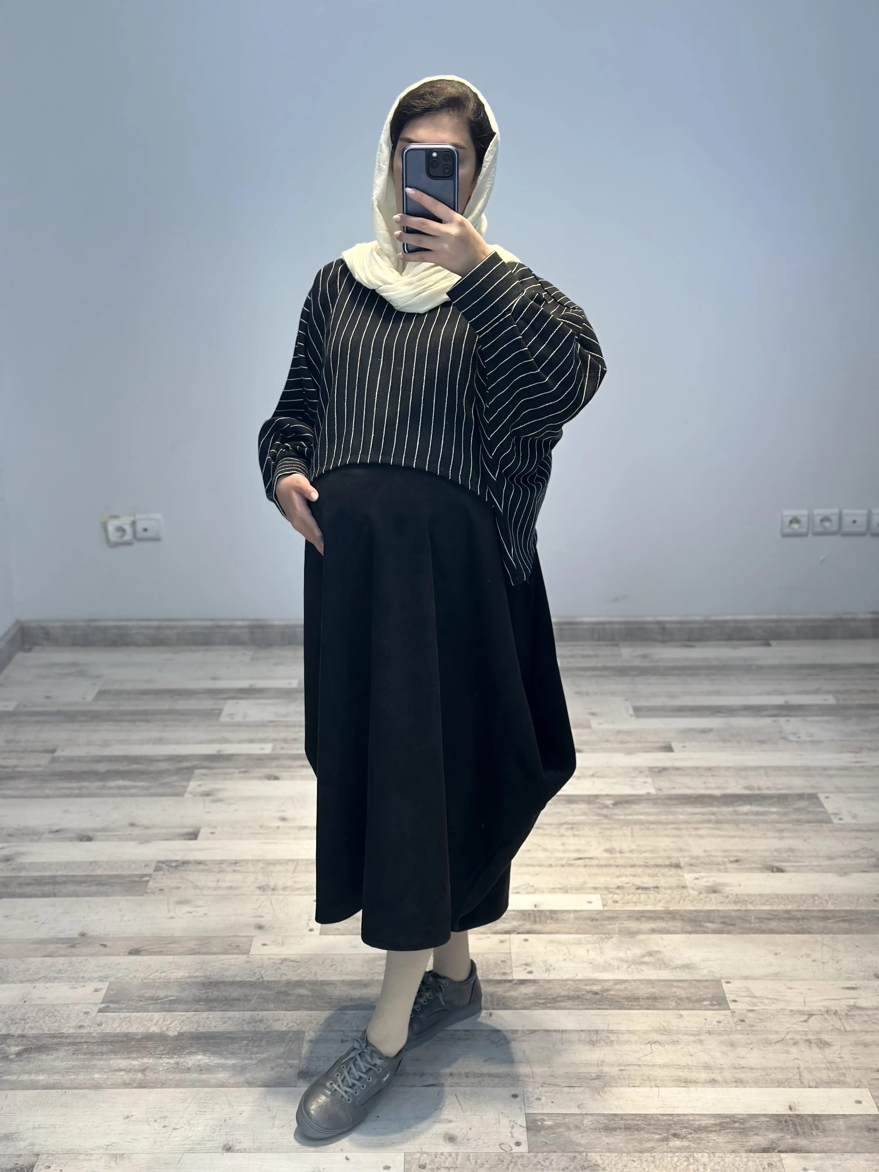 ست رویه و سارافون ضخیم بارداری شیردهی مارال کد 777