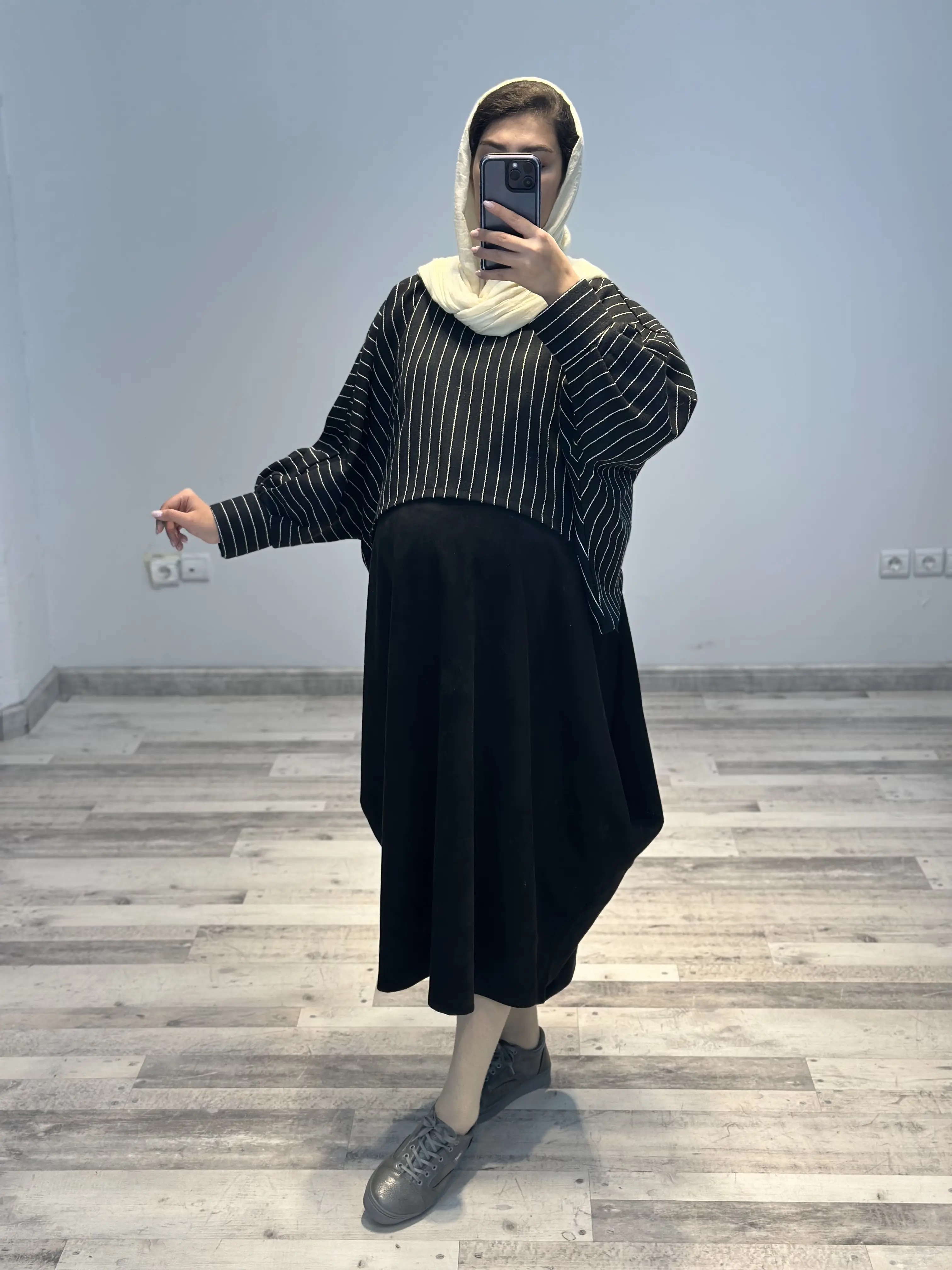 ست رویه و سارافون ضخیم بارداری شیردهی مارال کد 777