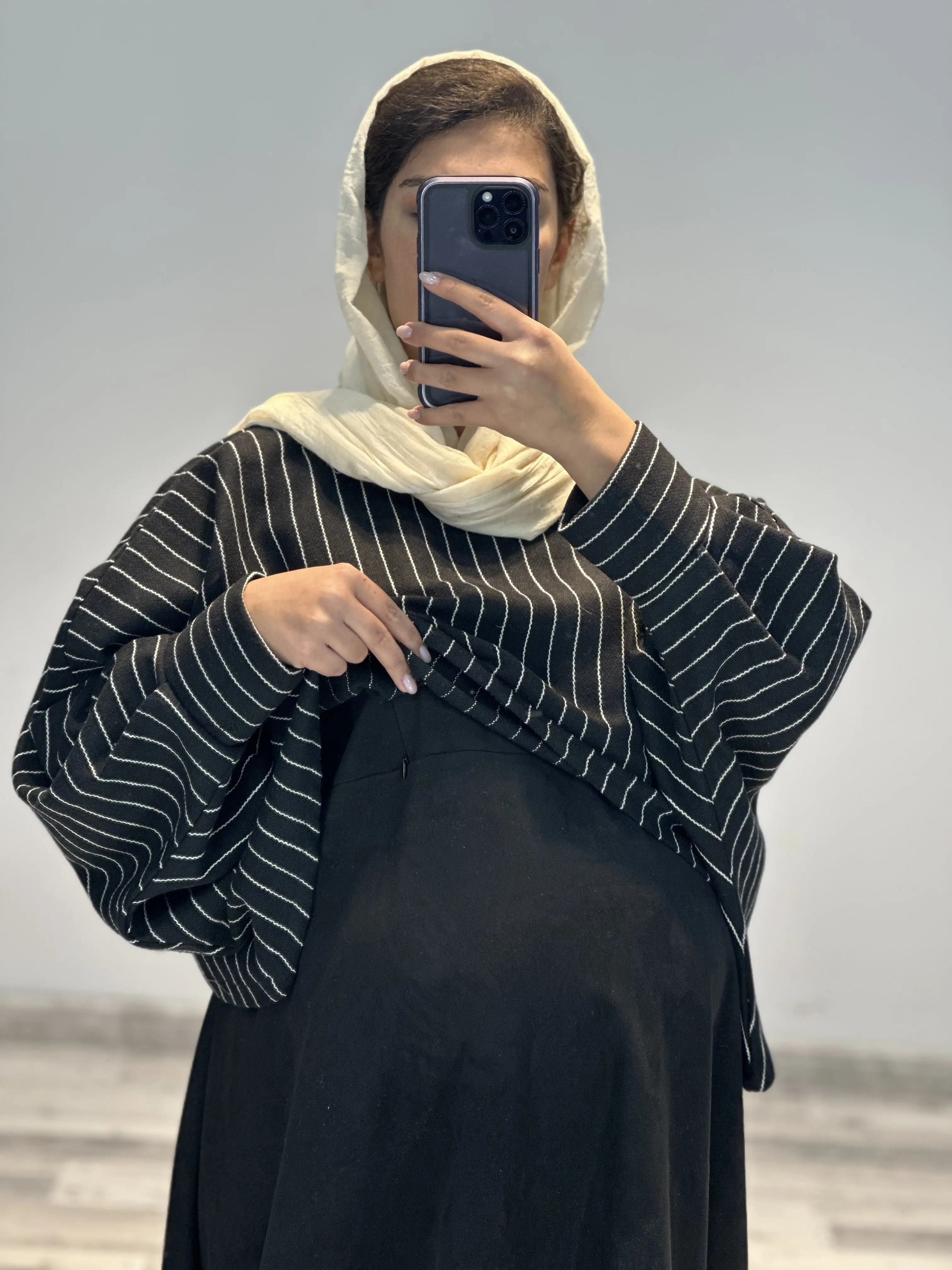 ست رویه و سارافون ضخیم بارداری شیردهی مارال کد 777