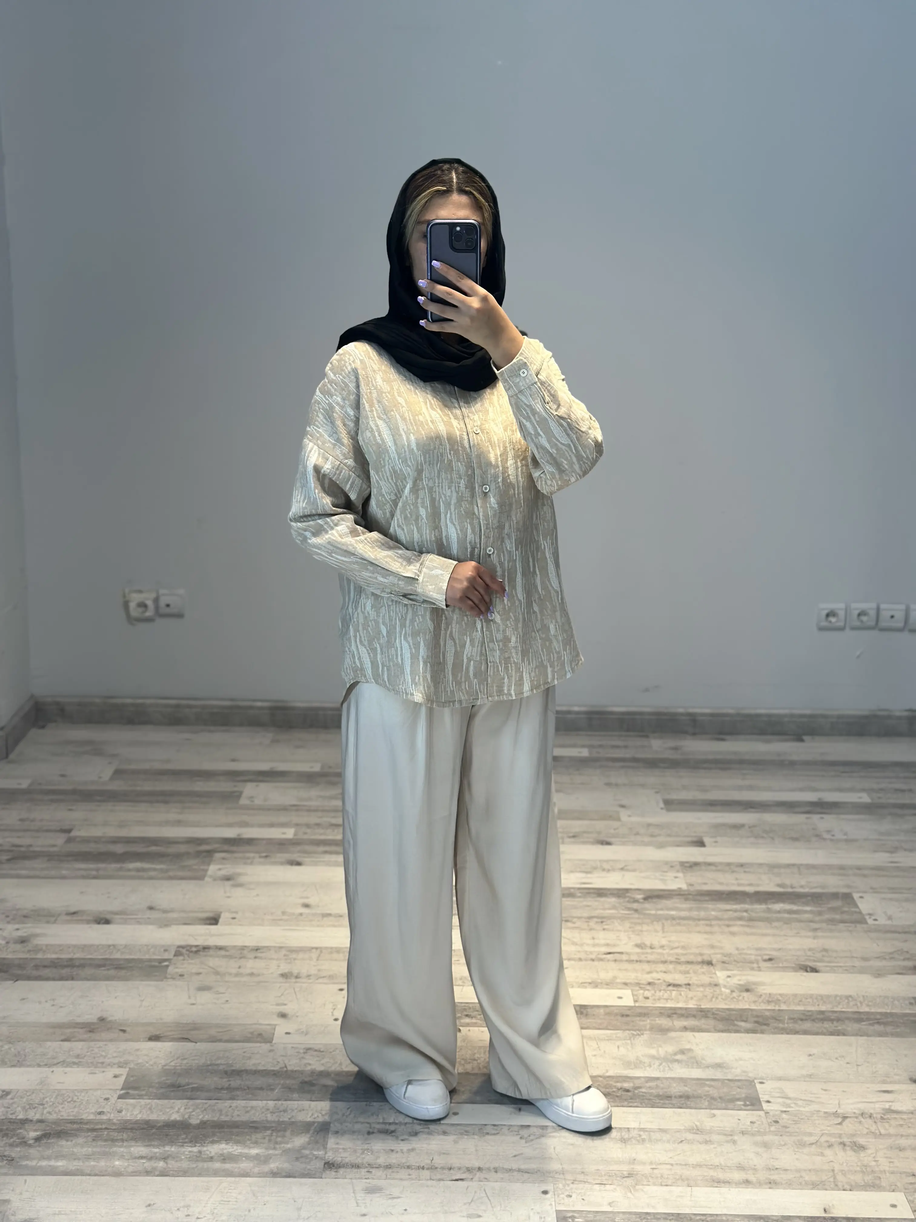 بلوز کنفی طرحدار شمیم کد 796
