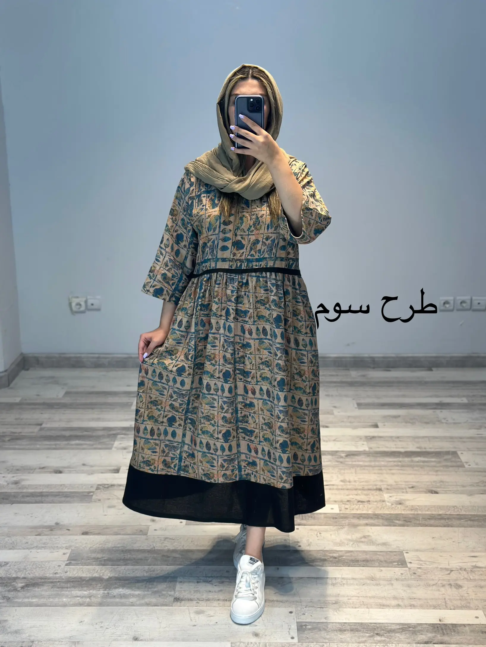 پیراهن مانتویی سارینا