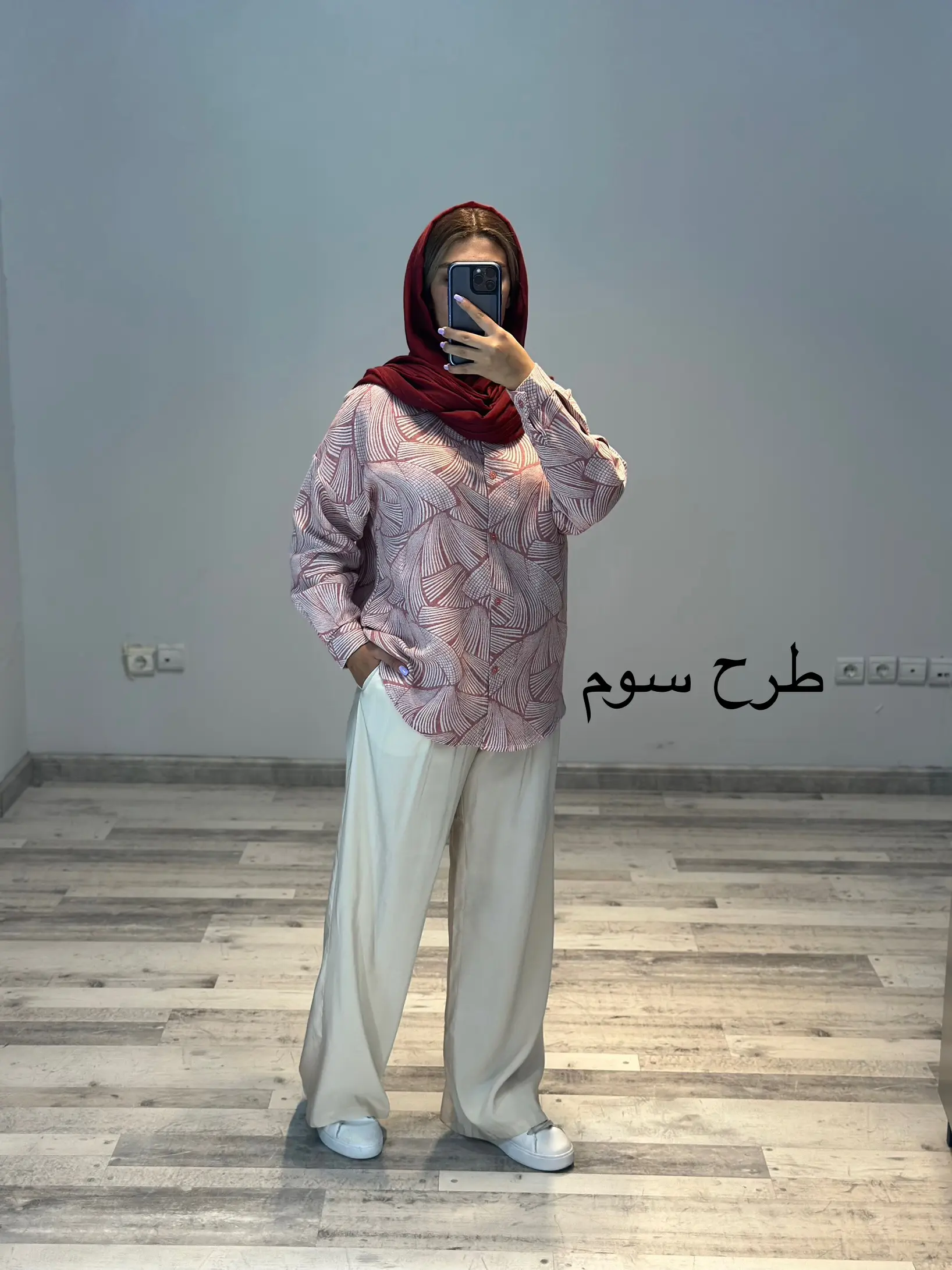 بلوز کنفی شمیم ۲ کد 802