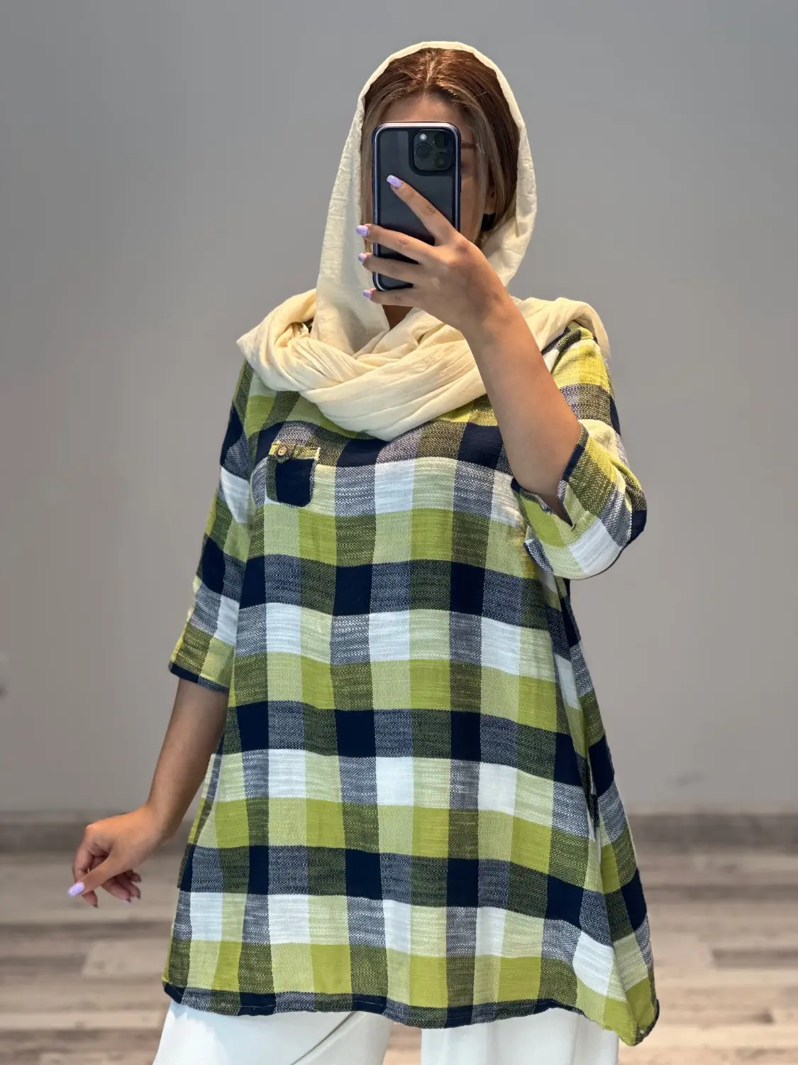 تونیک چهارخانه کد 807