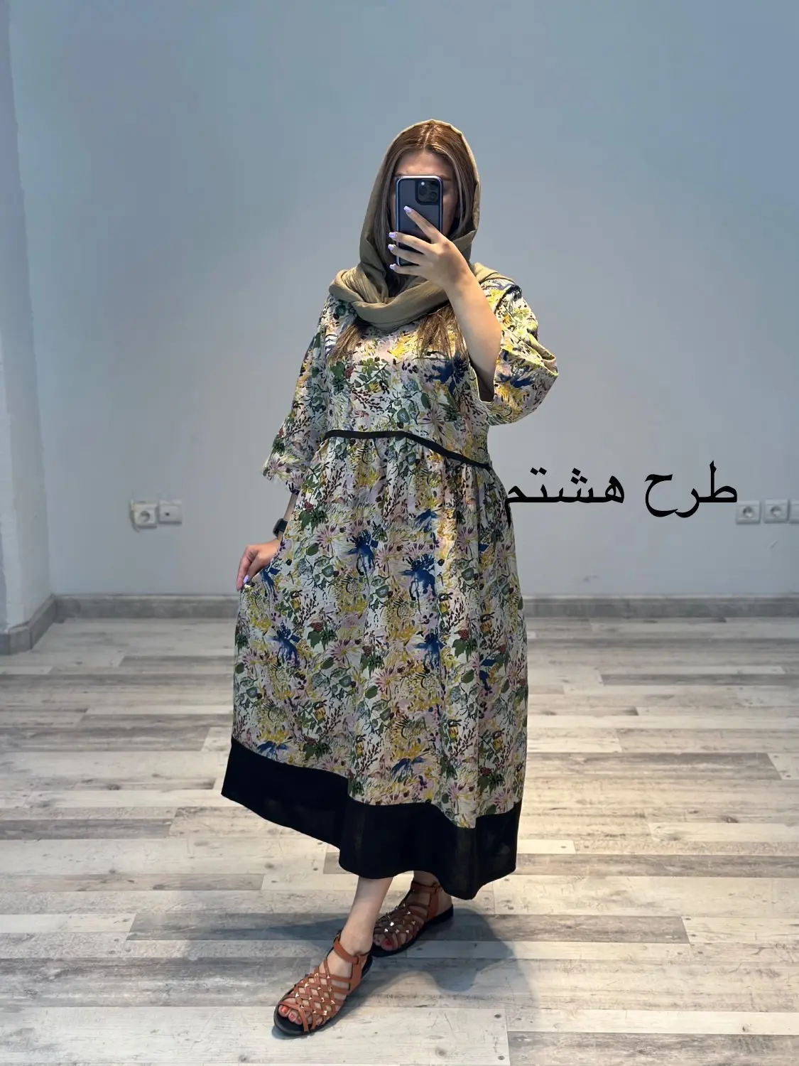 پیراهن مانتویی سارینا