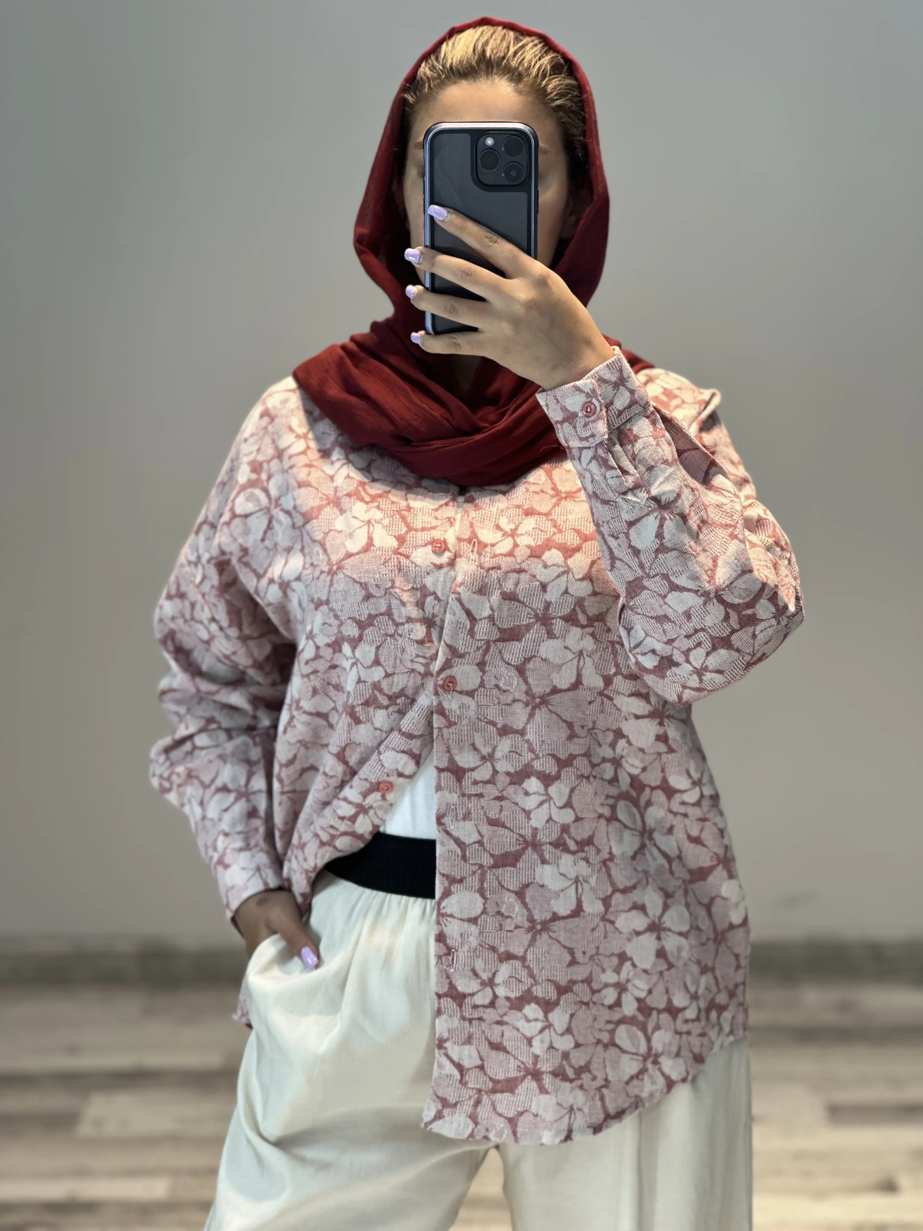 بلوز کنفی شمیم 3 کد 815