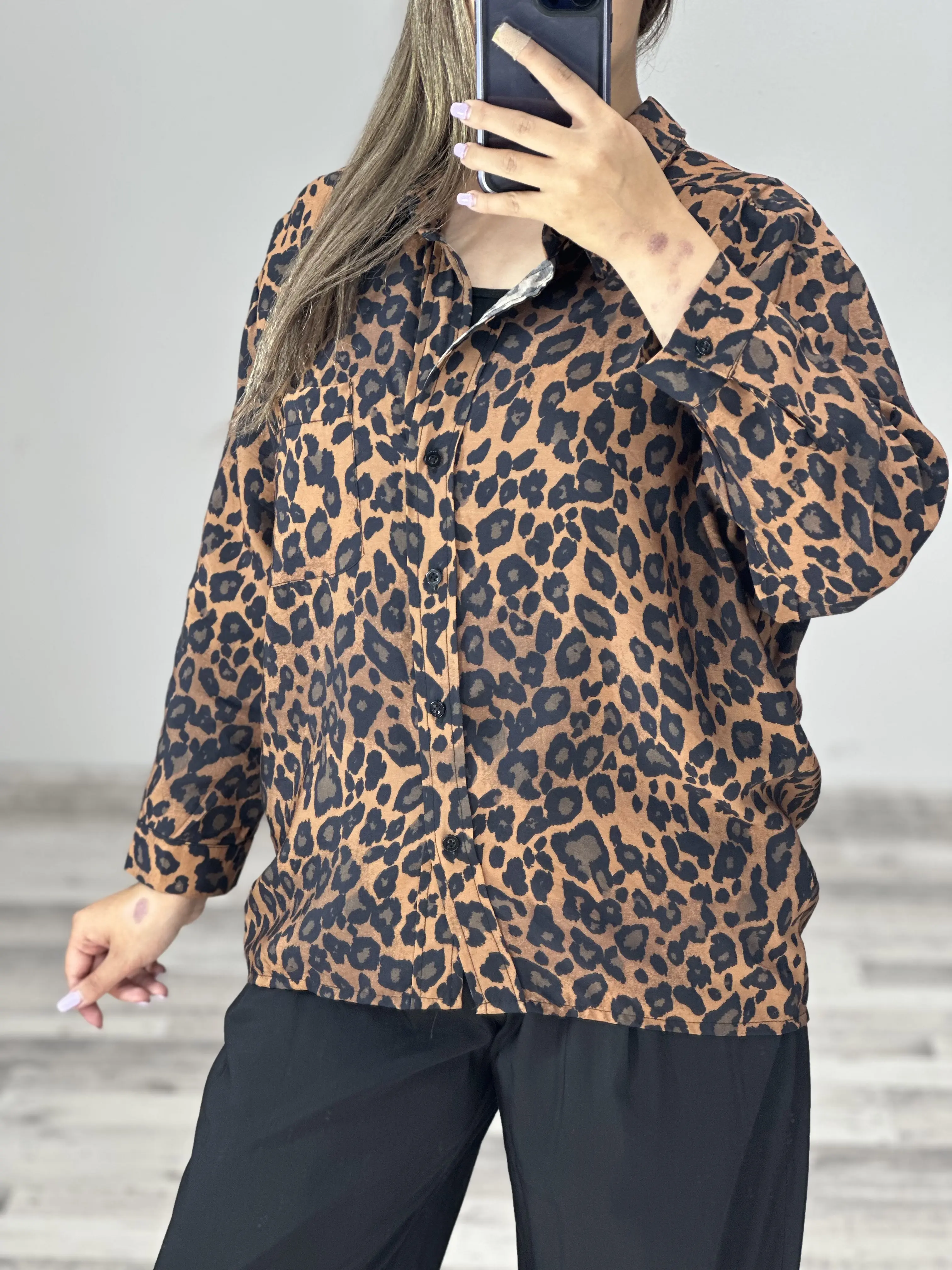 بلوز پلنگی کد 828