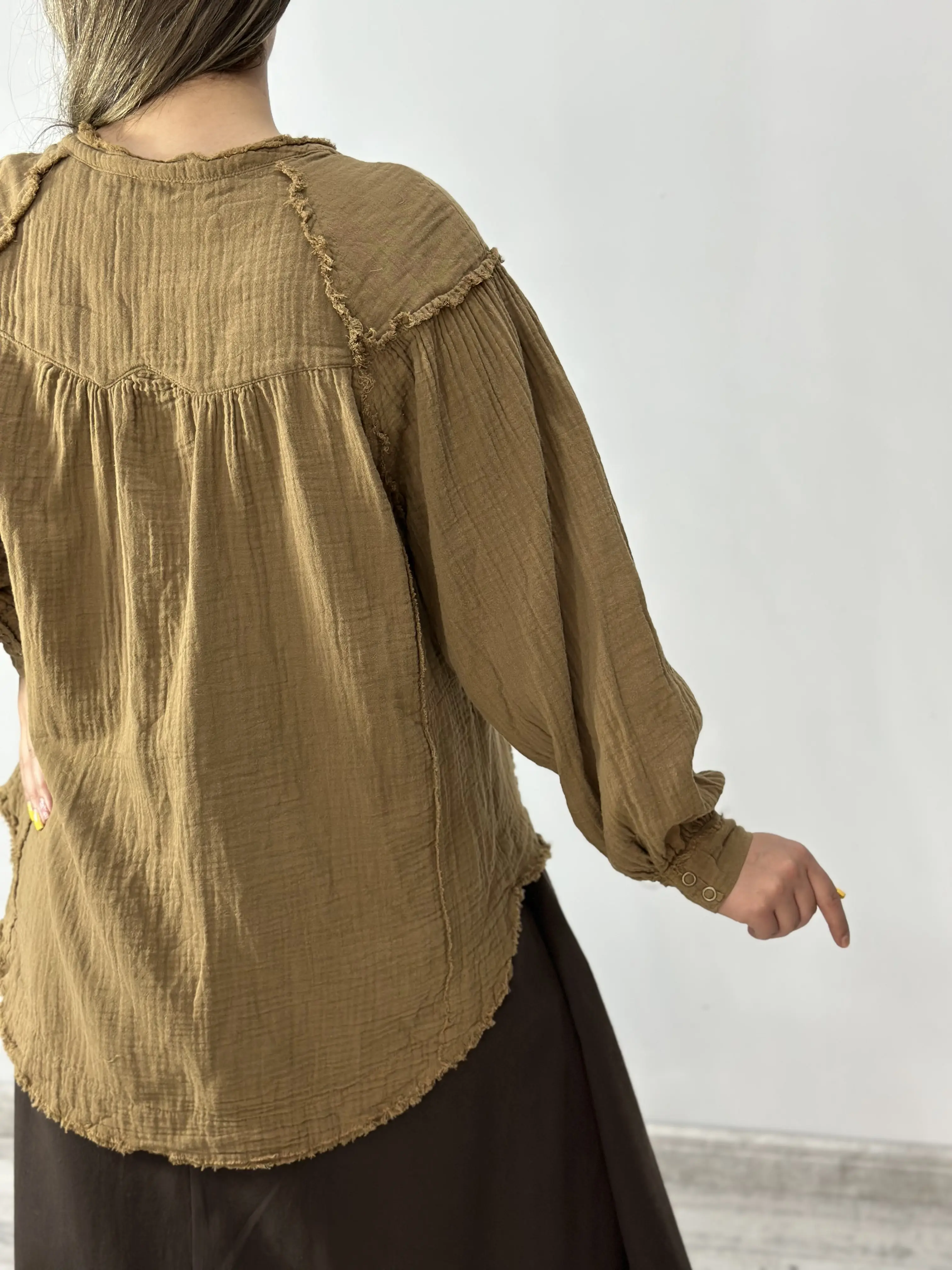 بلوز لینن نخ وارداتی کد 853