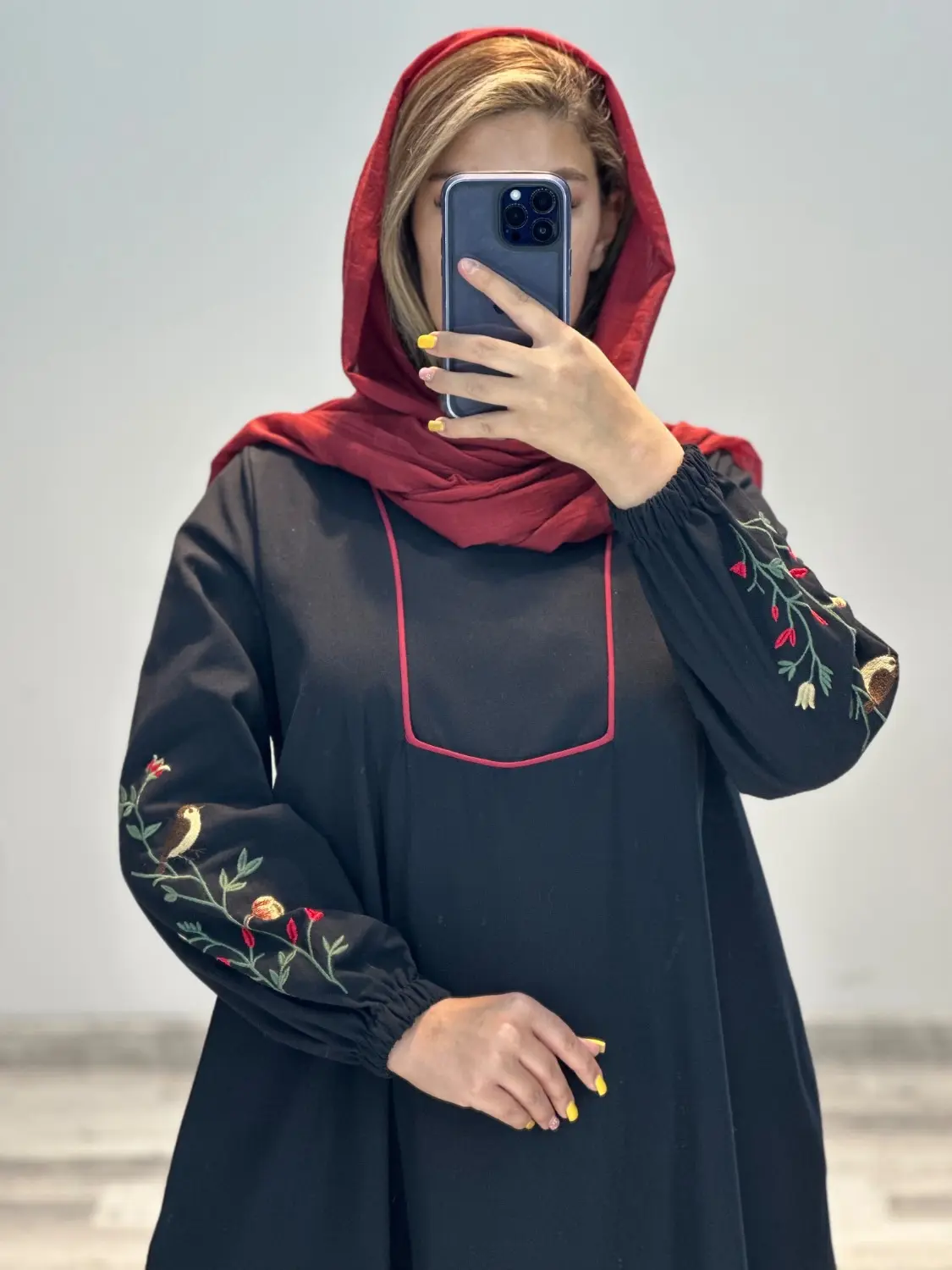 کفتان آستین گلدوزی مینا (کد 844)