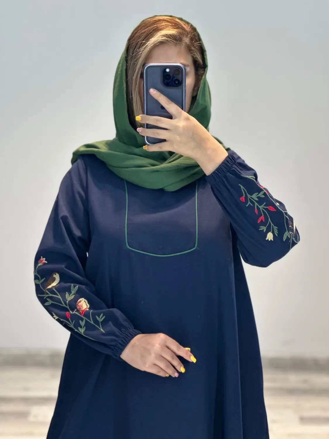 کفتان آستین گلدوزی مینا (کد 844)