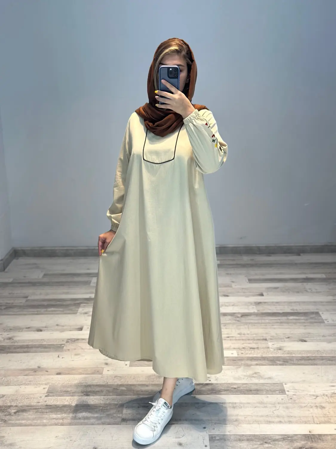 کفتان آستین گلدوزی مینا (کد 844)