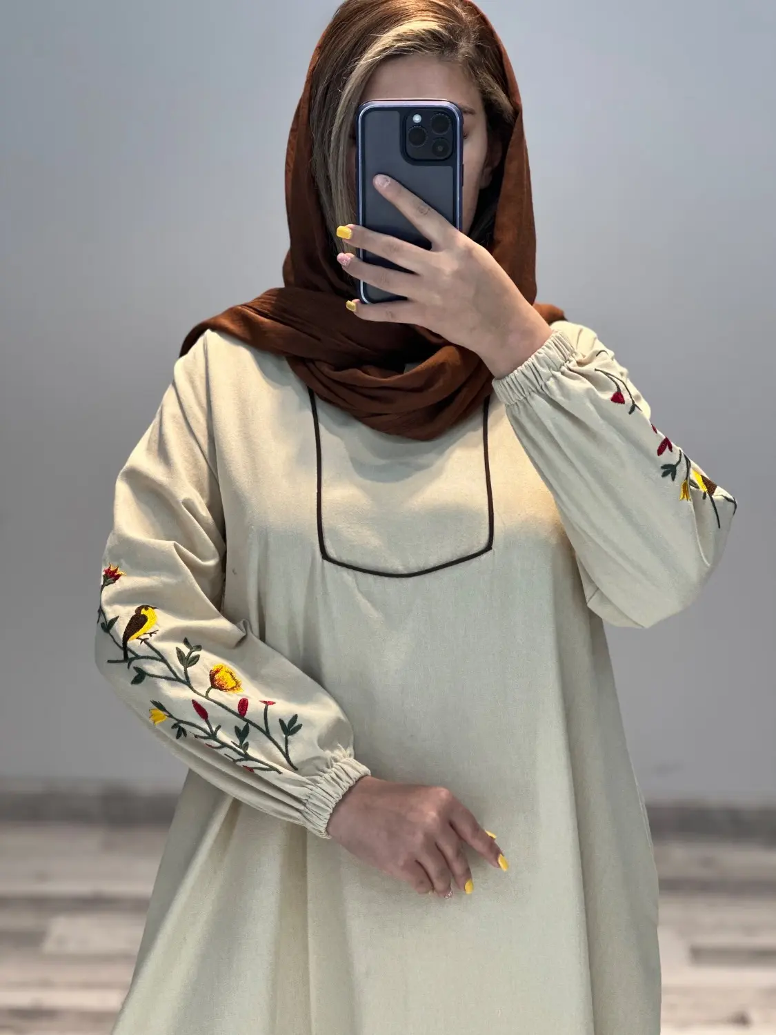 کفتان آستین گلدوزی مینا (کد 844)