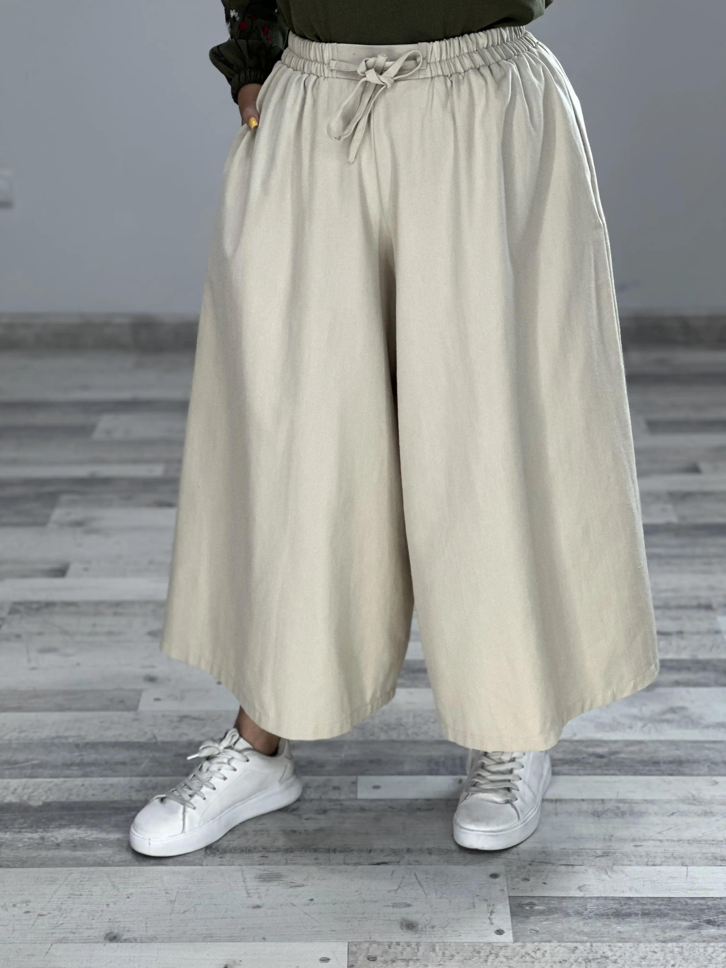 شلوار لینن بگ کد 855