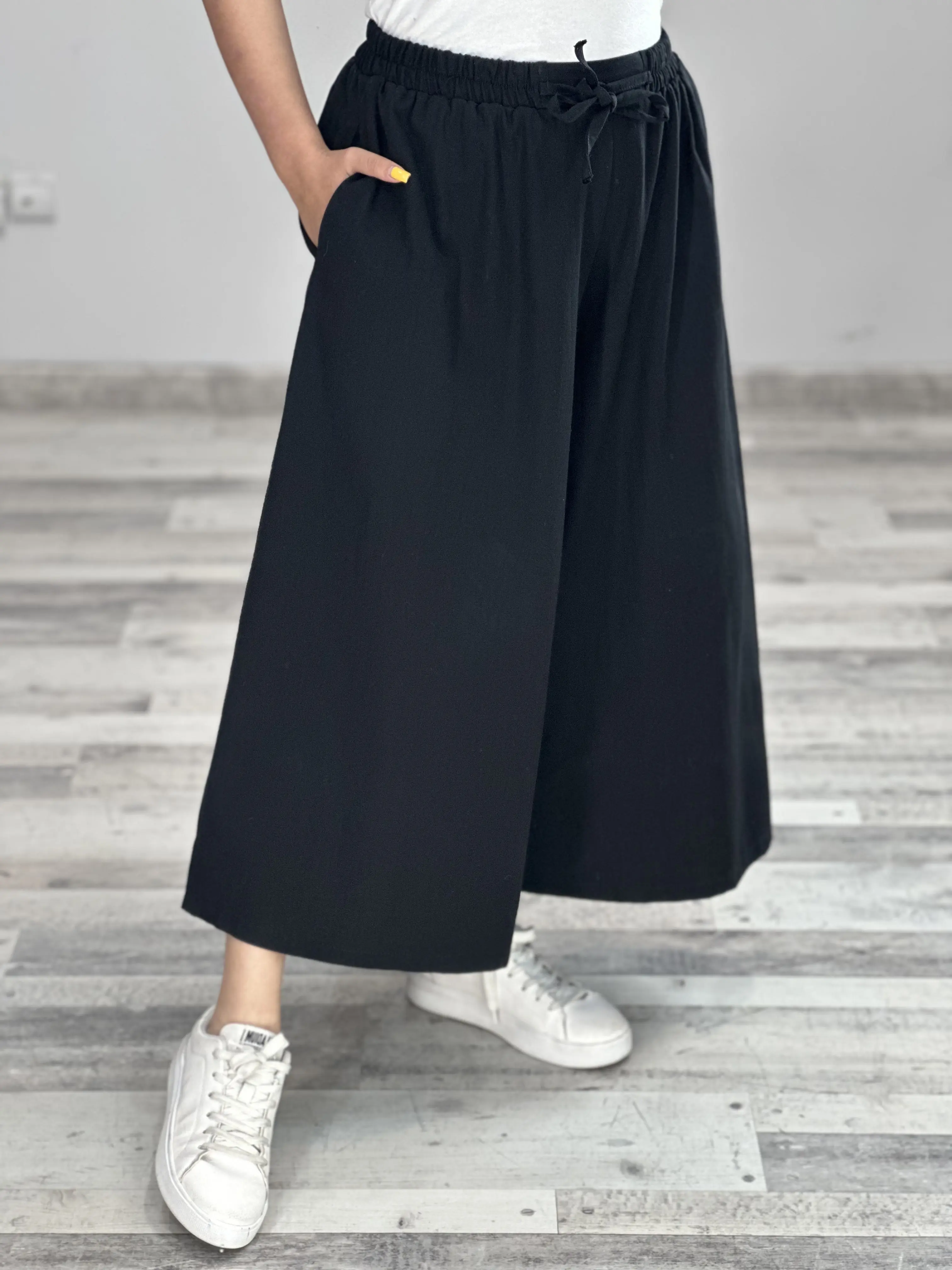 شلوار لینن بگ کد 855