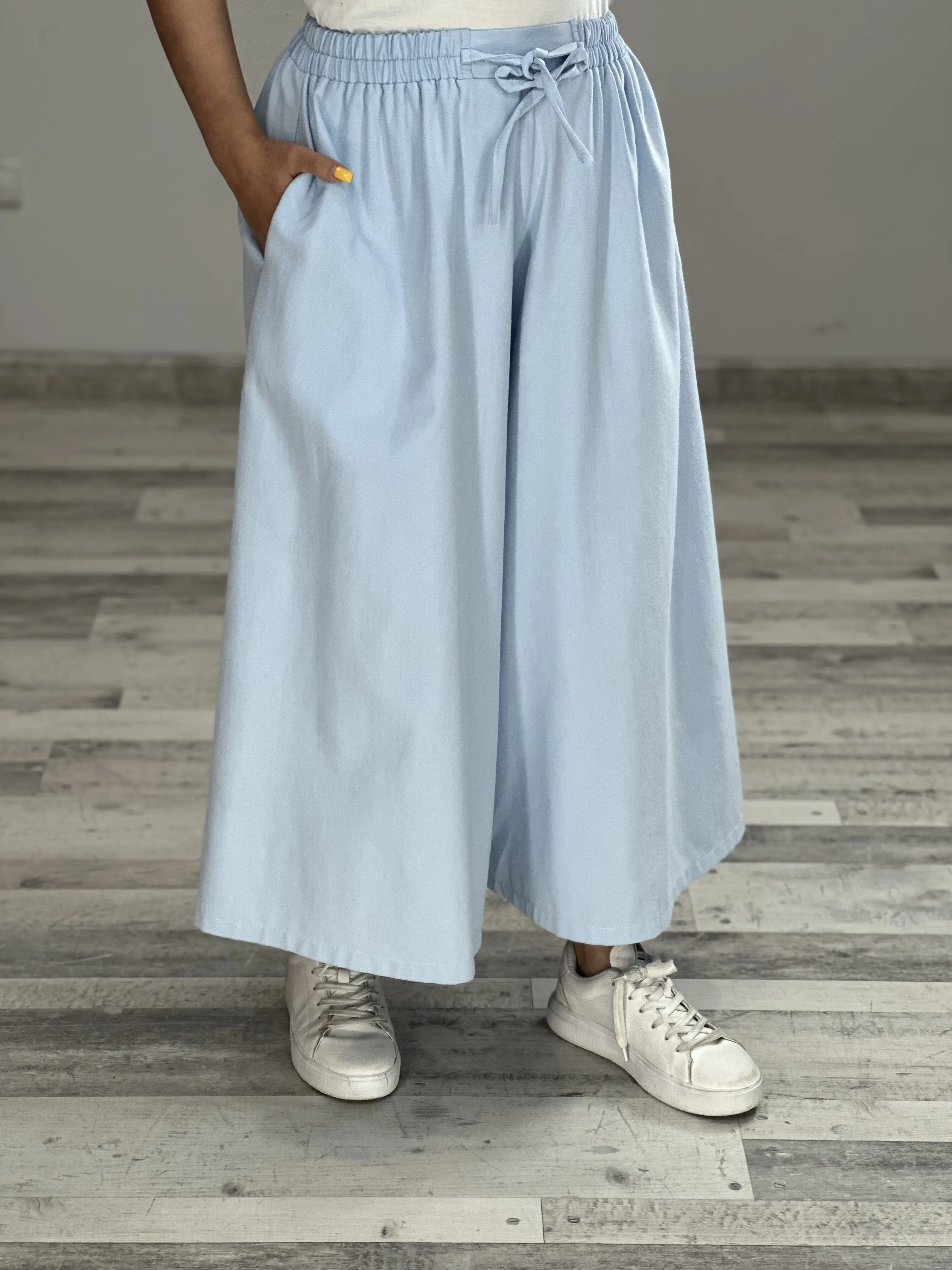 شلوار لینن بگ کد 855