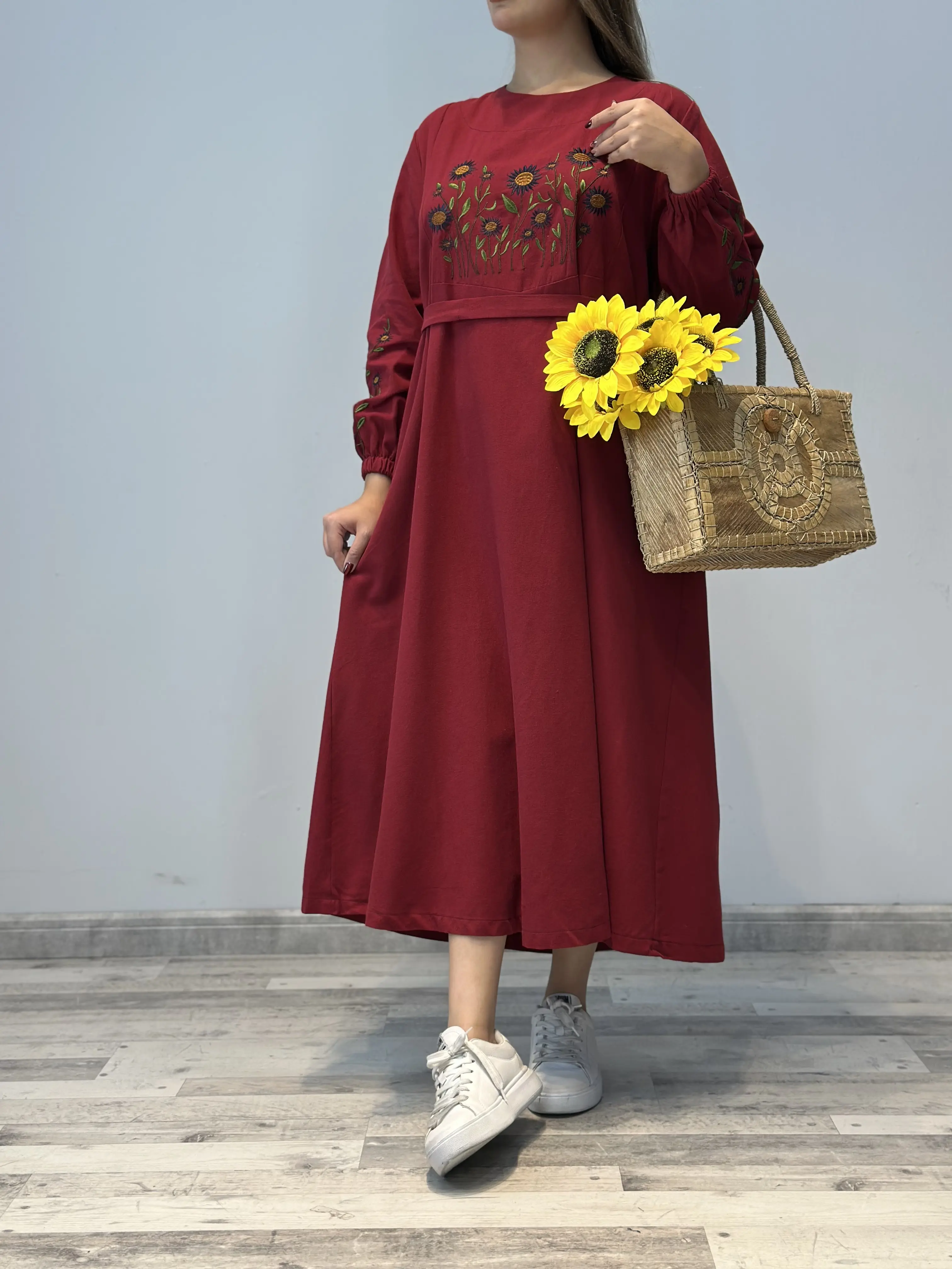 کفتان لینن آفتابگردان کد 860