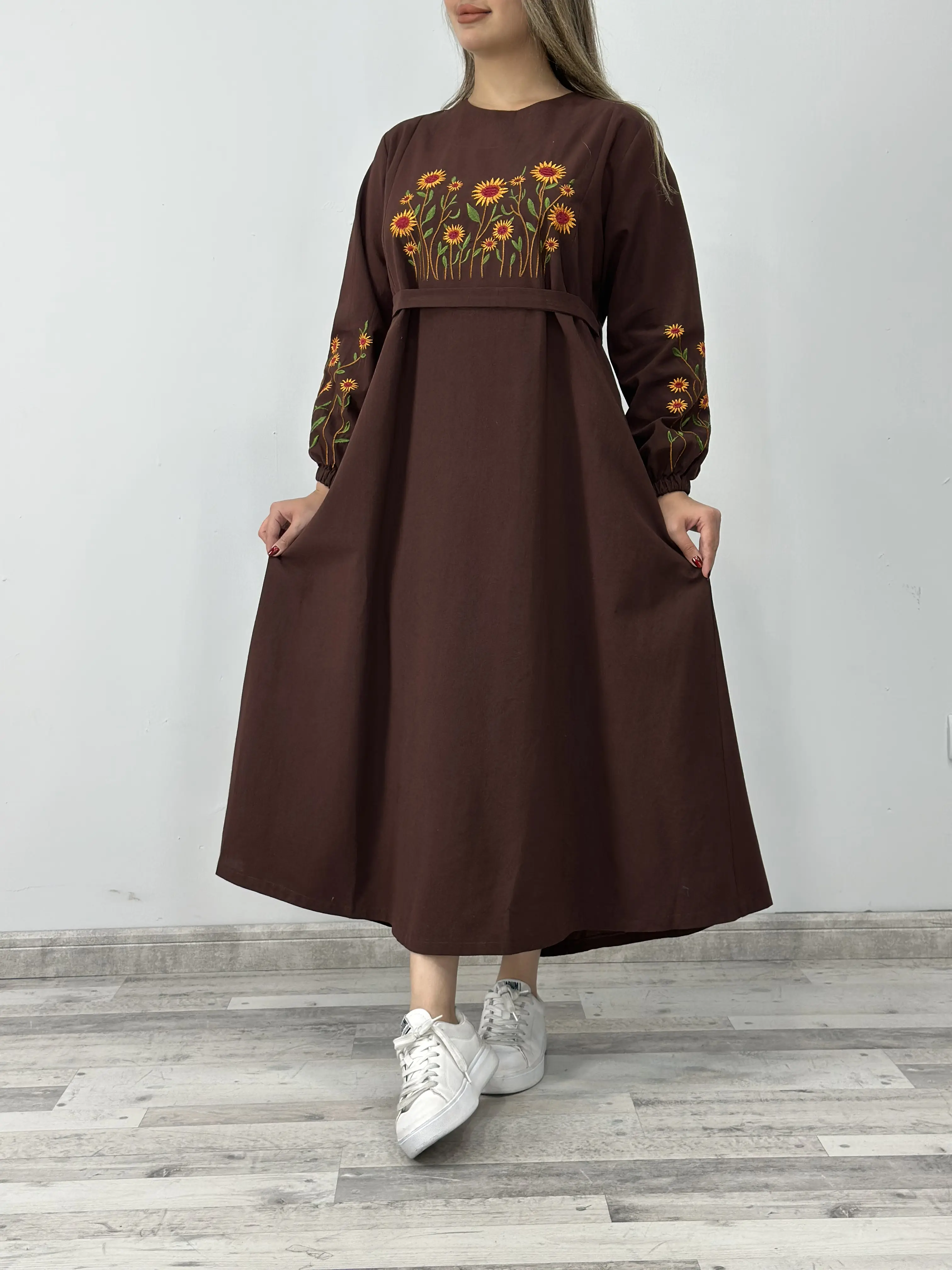 کفتان لینن آفتابگردان کد 860