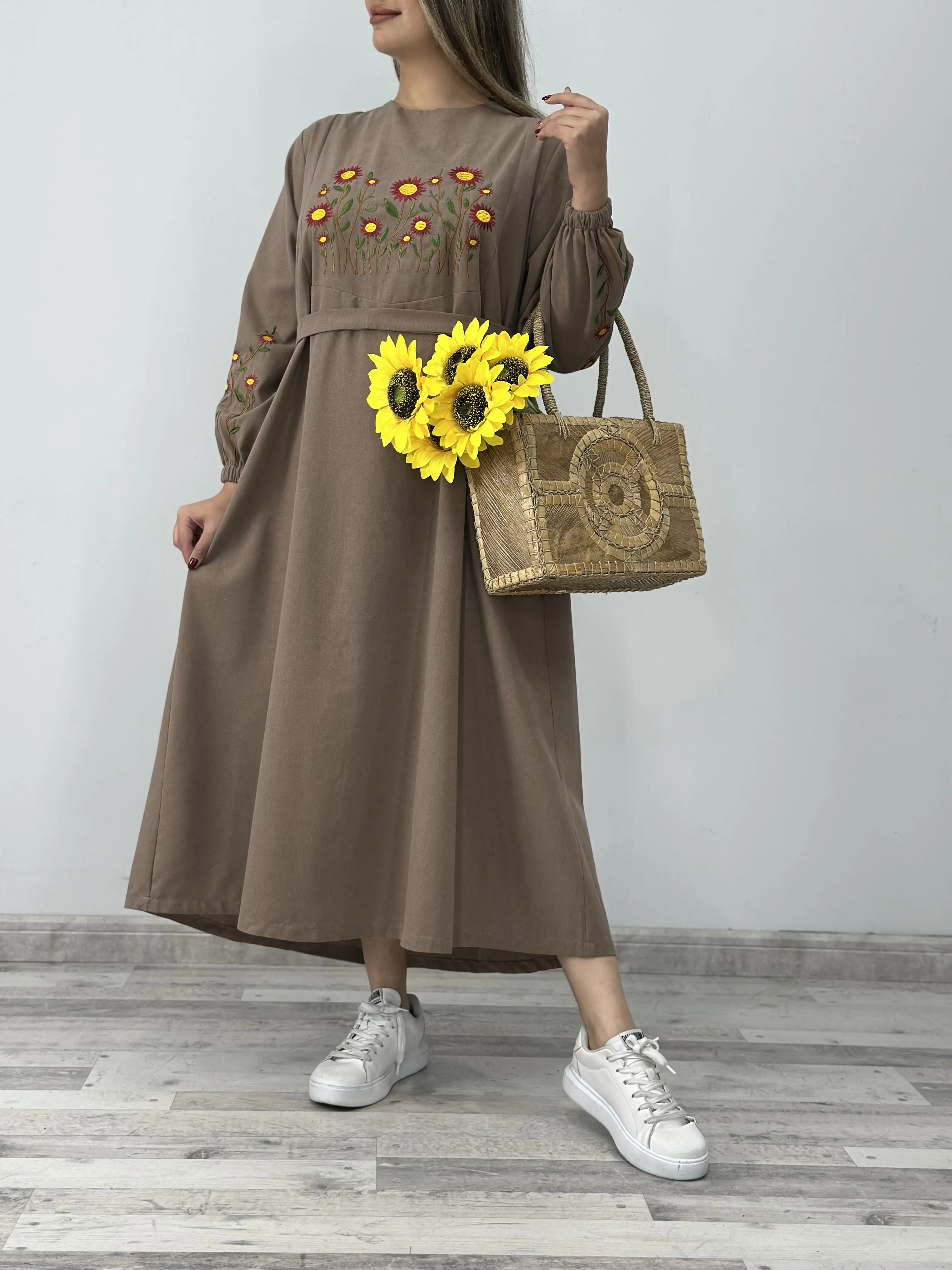 کفتان لینن آفتابگردان کد 860