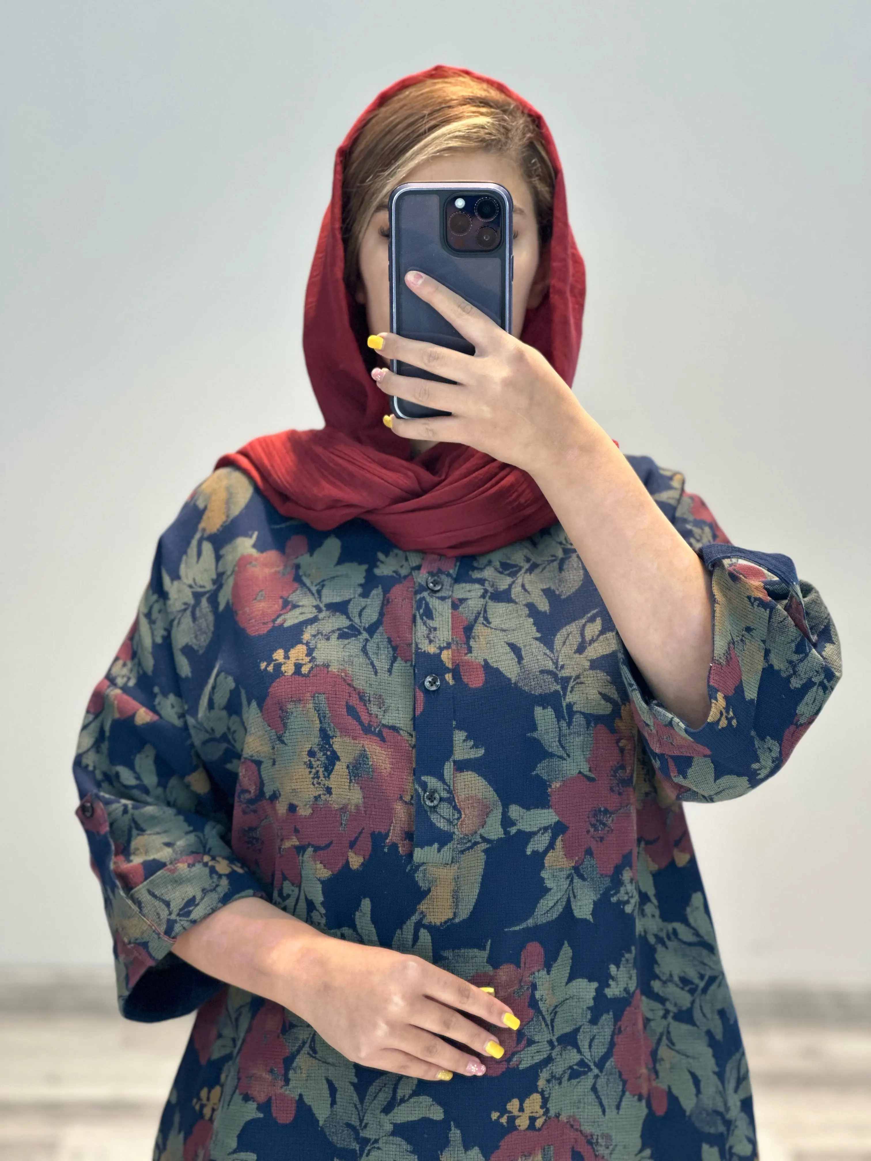 کفتان لینن کنفی طرحدار سونیا کد 845